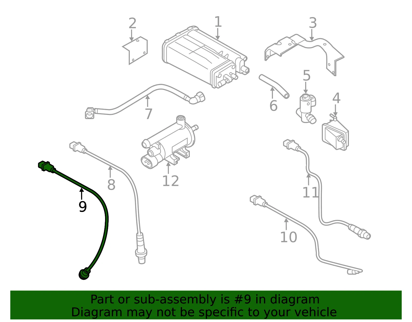 Oxygen Sensor - Kia (39210-2E400) - view 2