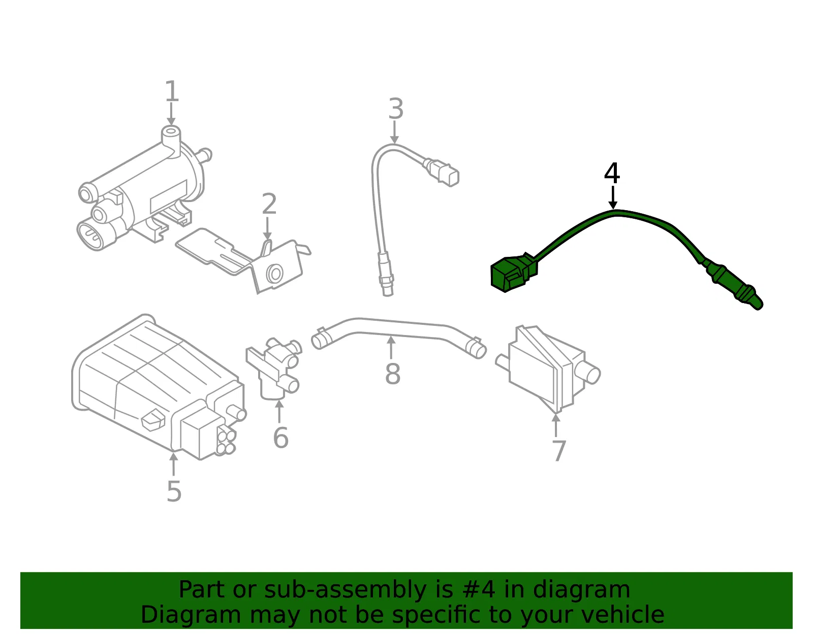 Oxygen Sensor - Kia (39210-2E550) - view 2