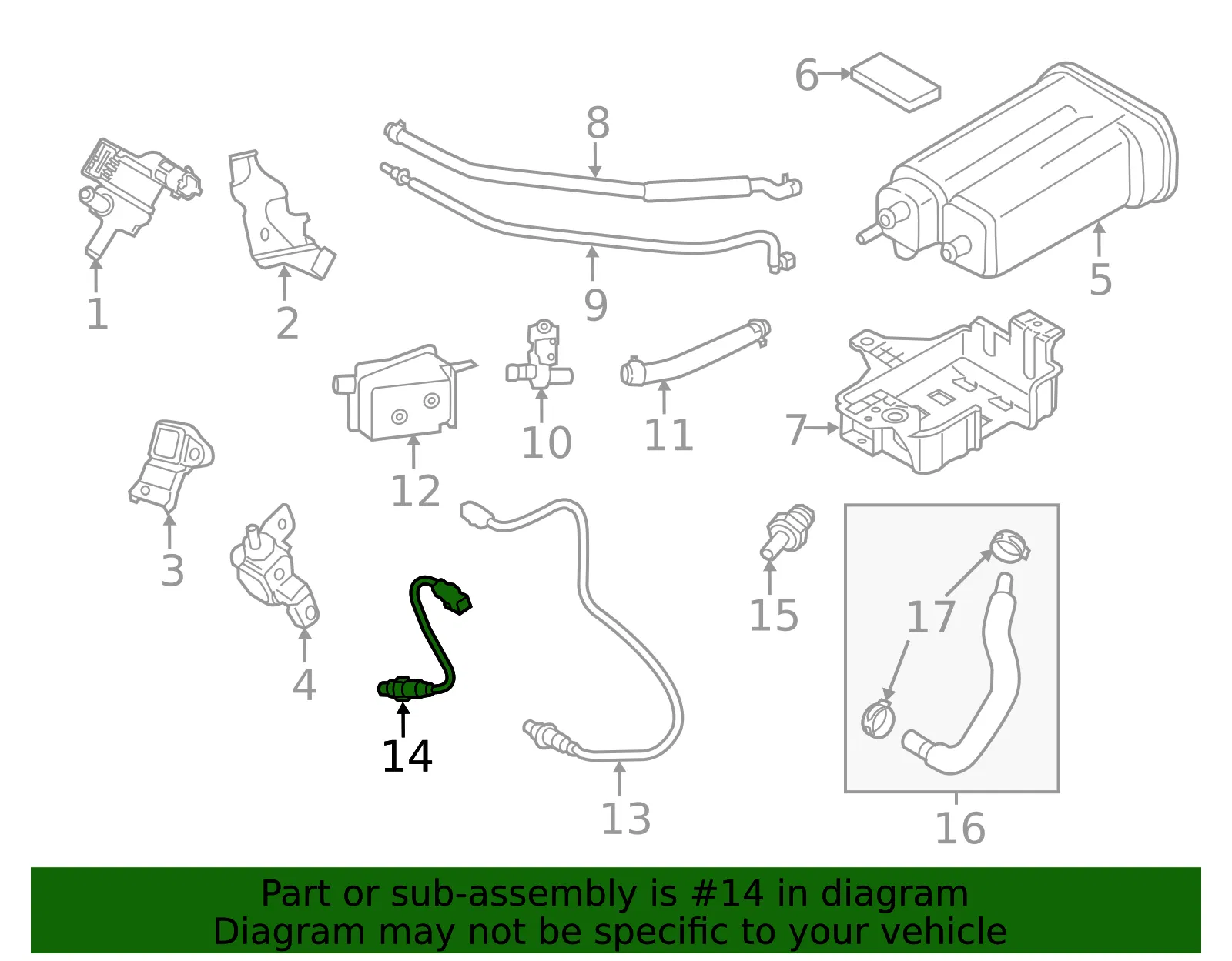 Oxygen Sensor - Kia (39210-2E900) - view 2