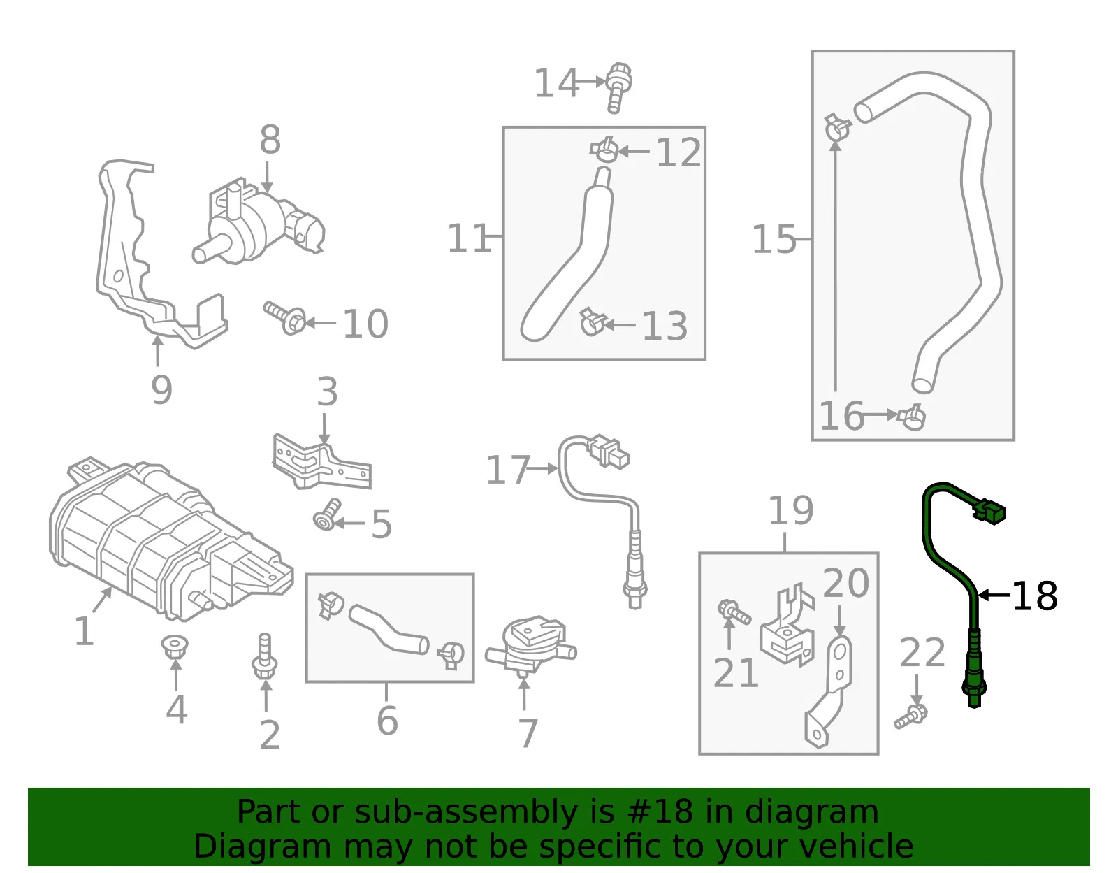 Oxygen Sensor - Kia (39210-2ECC2) - view 2