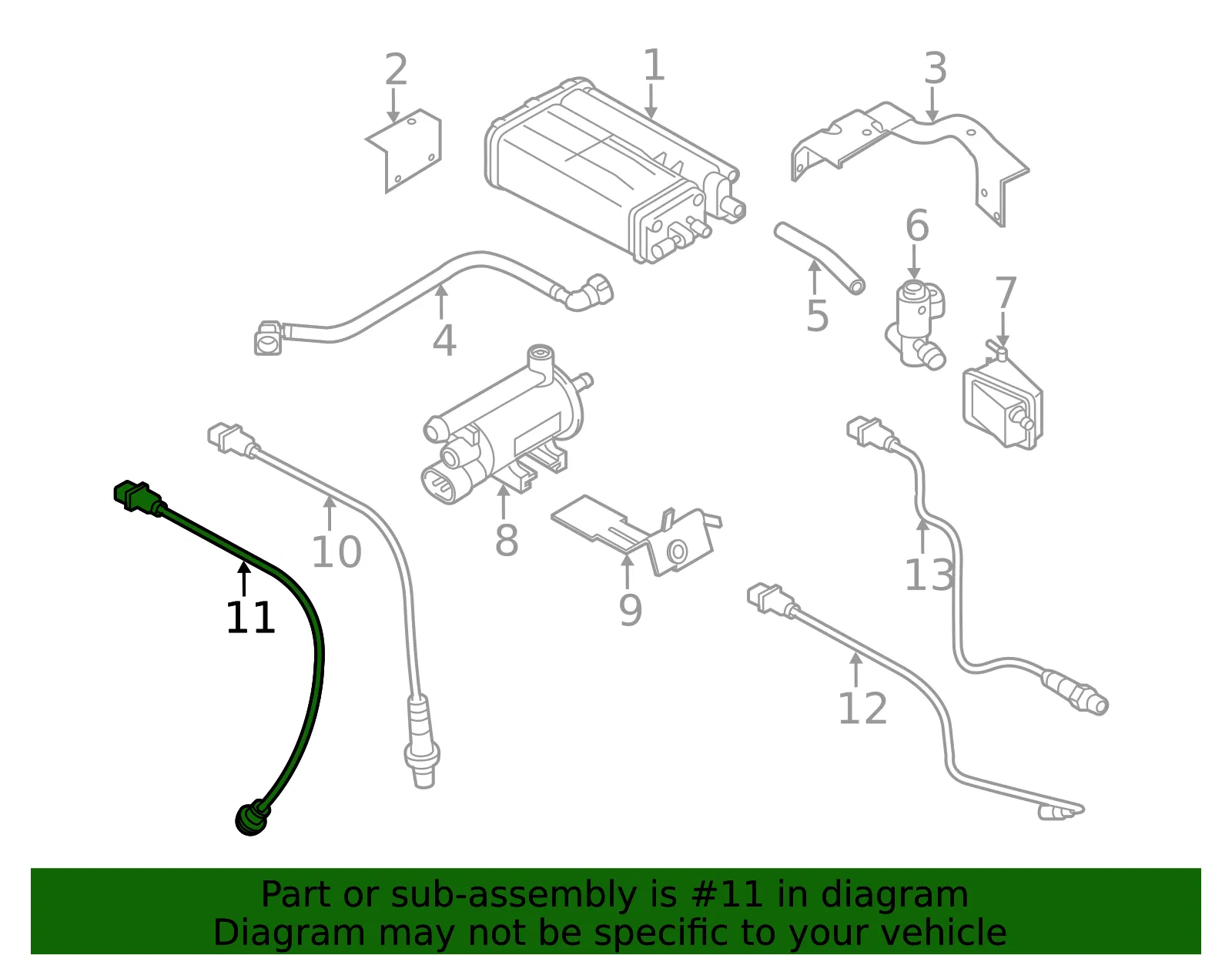 Oxygen Sensor - Kia (39210-2ECC4) - view 2