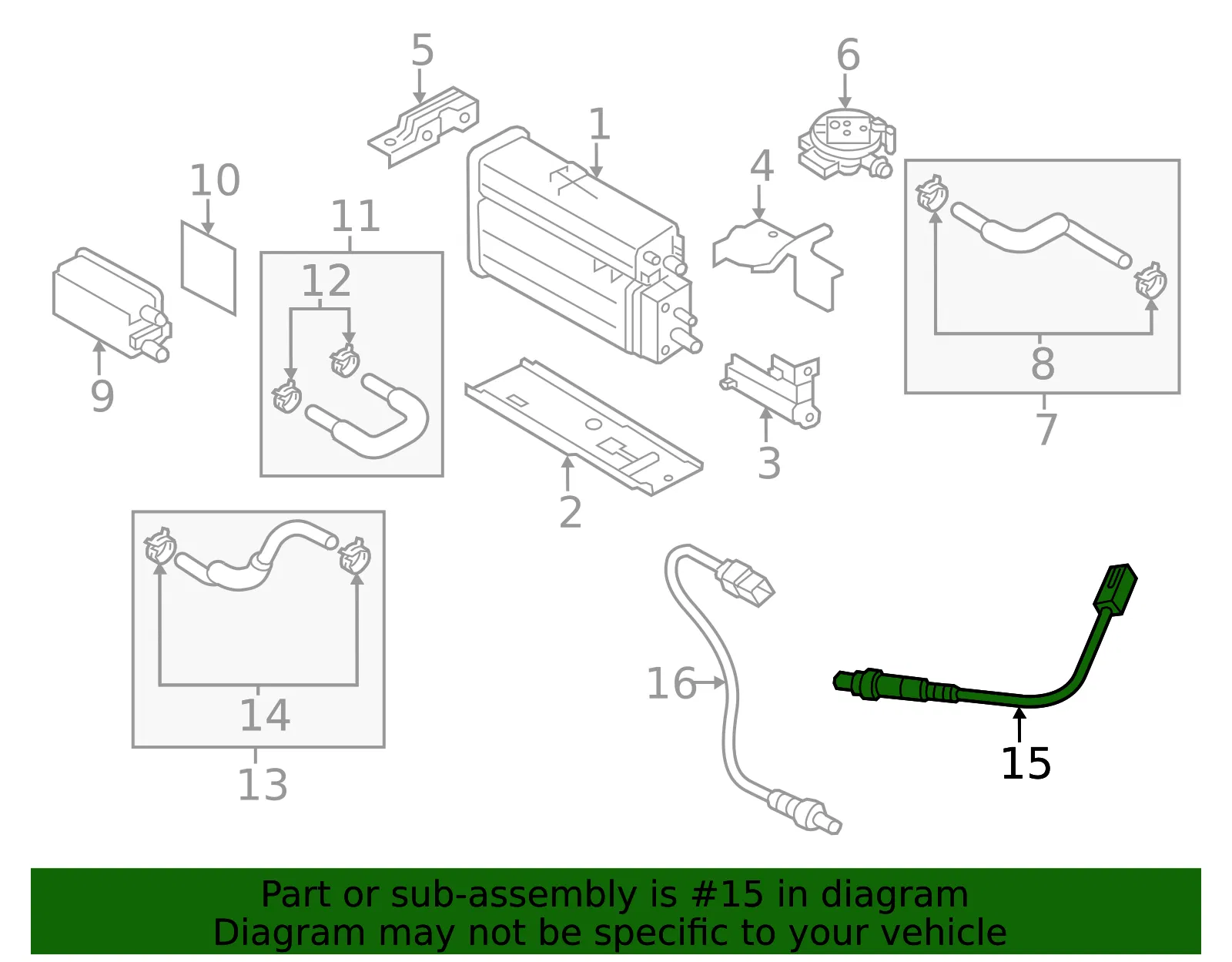 Oxygen Sensor - Kia (39210-2G100) - view 2
