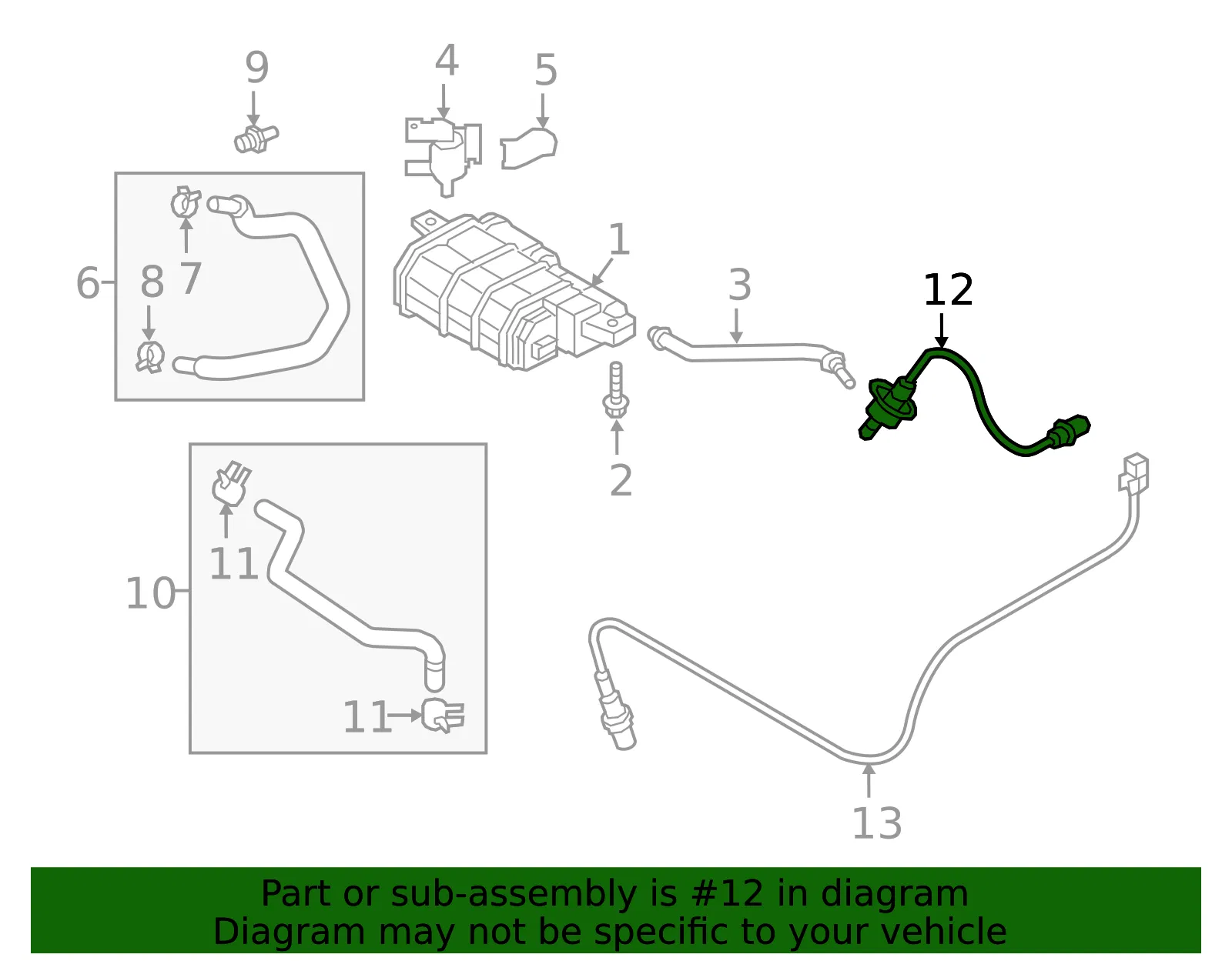 Oxygen Sensor - Kia (39210-2G240) - view 2