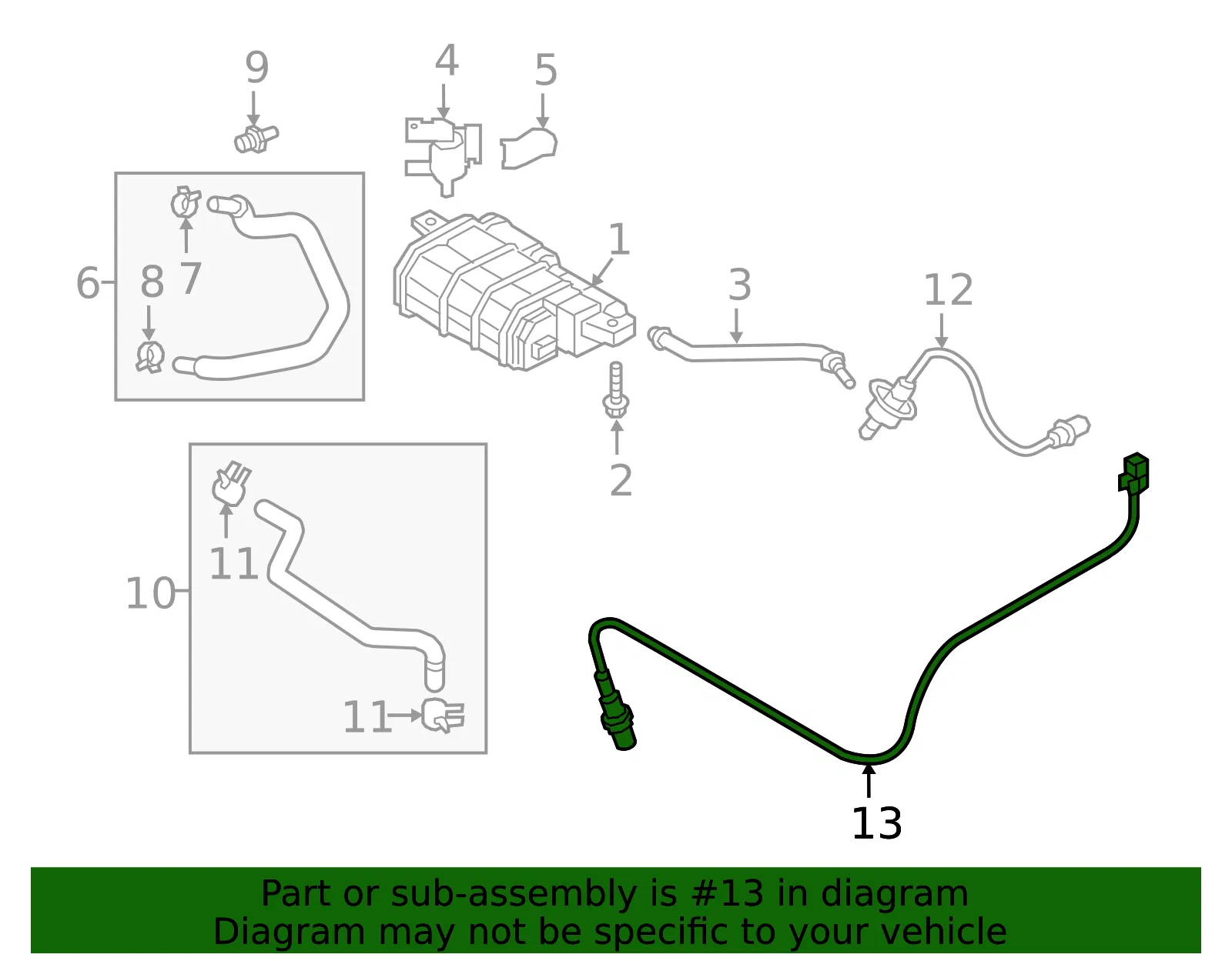 Oxygen Sensor - Kia (39210-2G260) - view 2