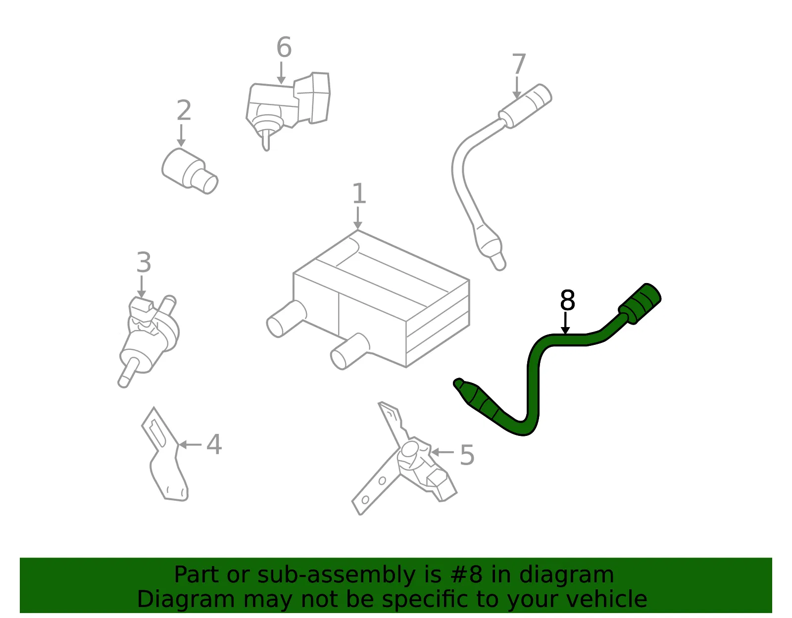 Oxygen Sensor - Kia (39210-2G350) - view 2