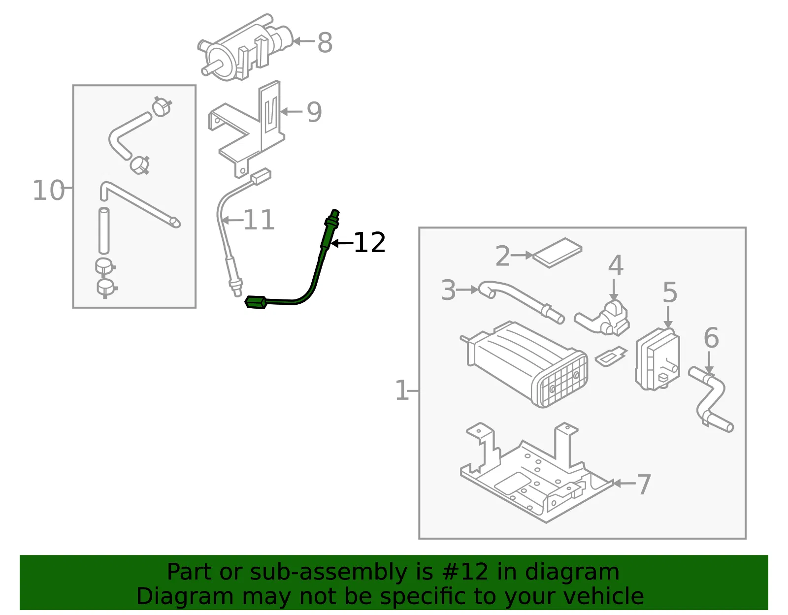 Oxygen Sensor - Kia (39210-2G370) - view 2