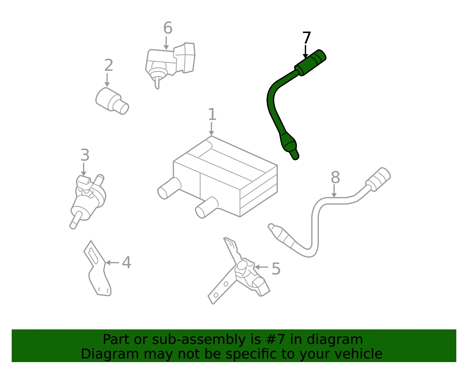 Oxygen Sensor - Kia (39210-2G400) - view 2
