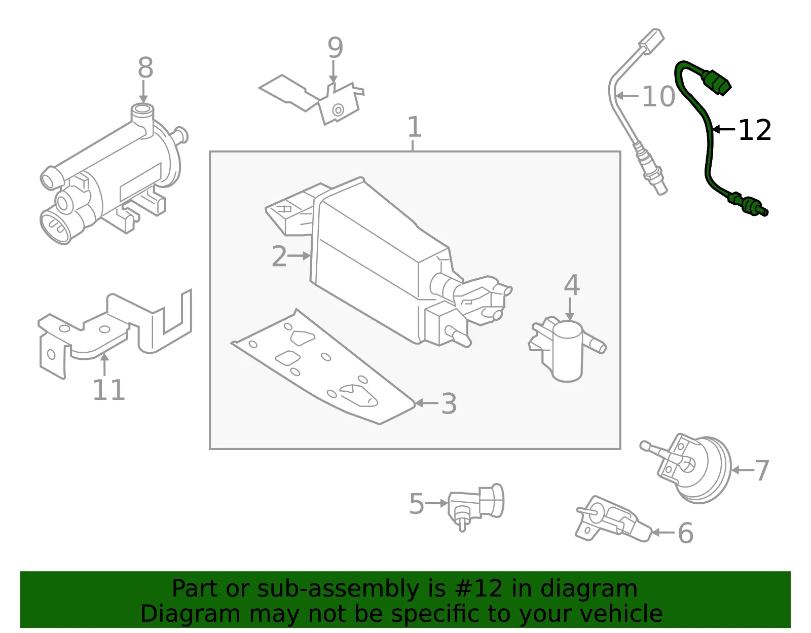 Oxygen Sensor - Kia (39210-2G560) - view 2