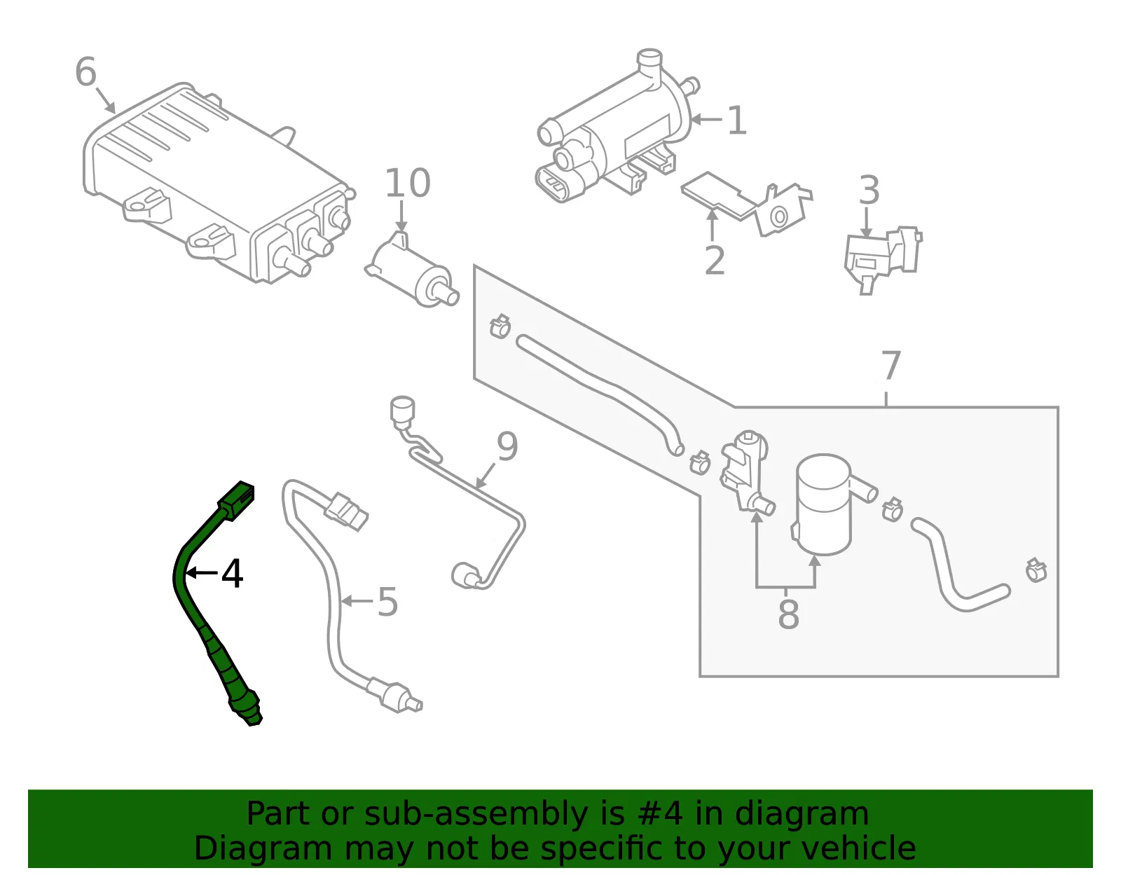 Oxygen Sensor - Kia (39210-2G650) - view 2