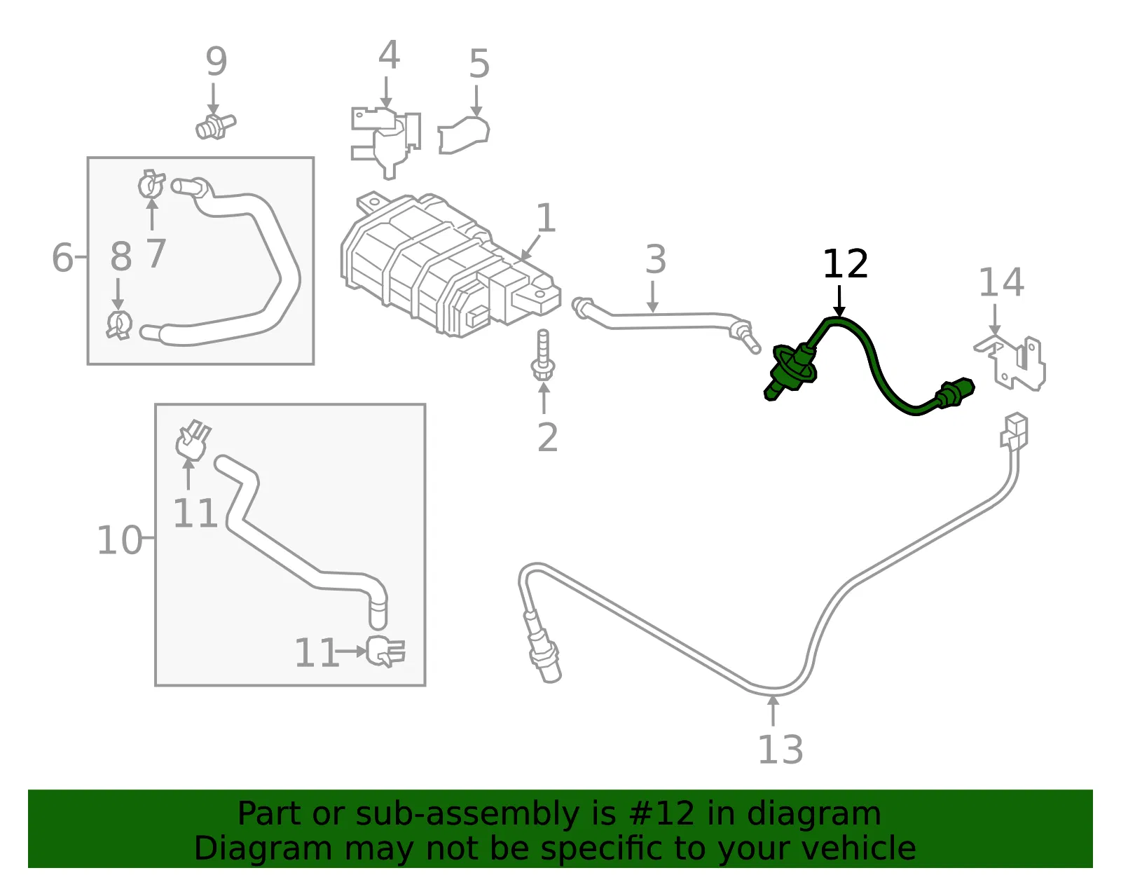 Oxygen Sensor - Kia (39210-2GAA0) - view 2