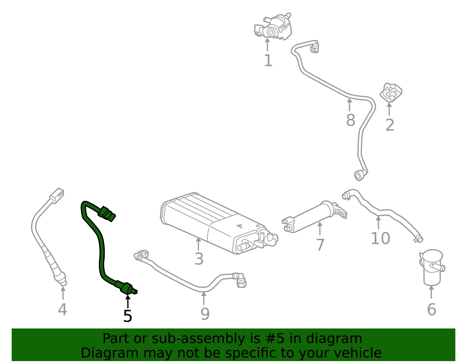 Oxygen Sensor - Kia (39210-2GBB0) - view 2
