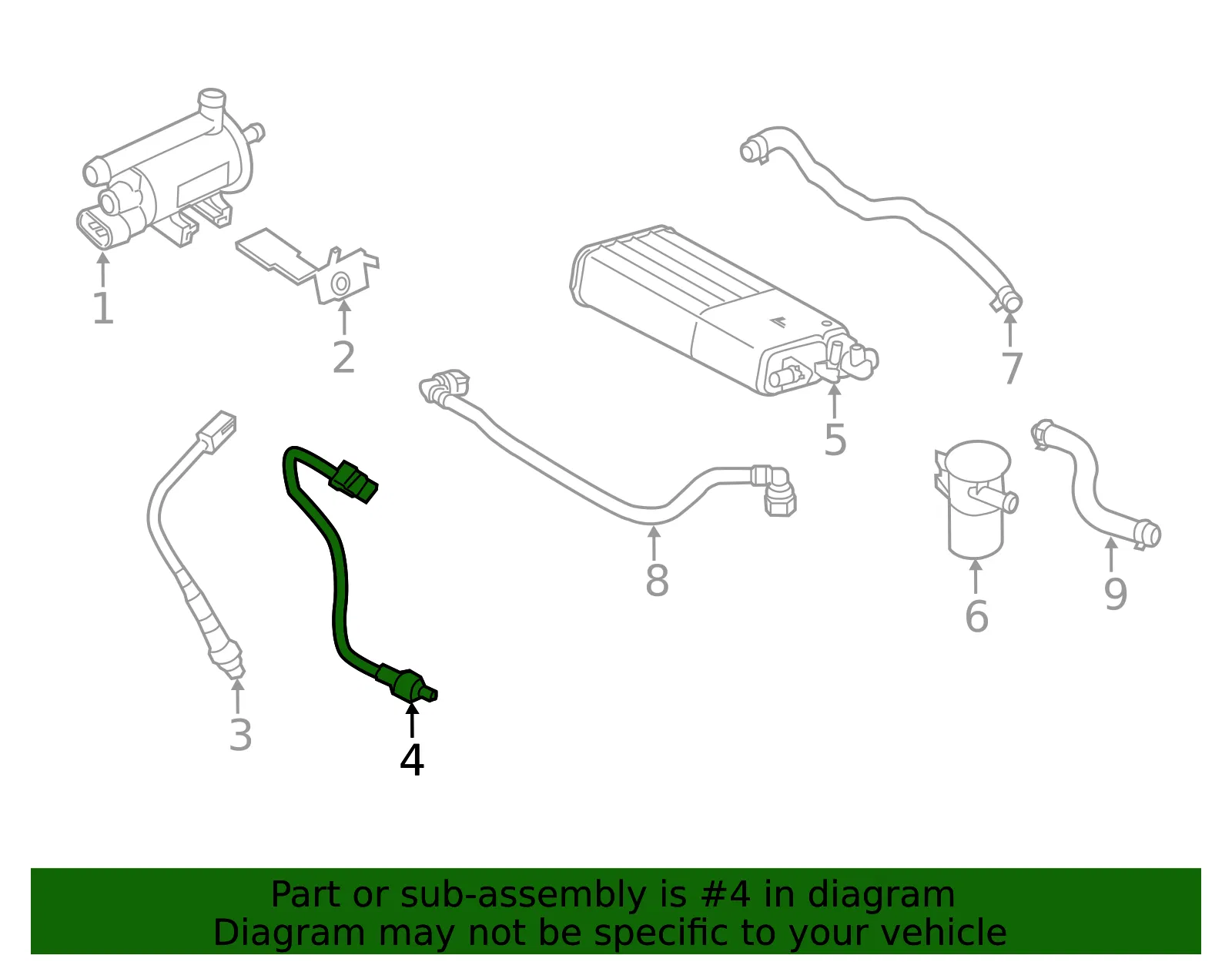 Oxygen Sensor - Kia (39210-2GBC0) - view 2