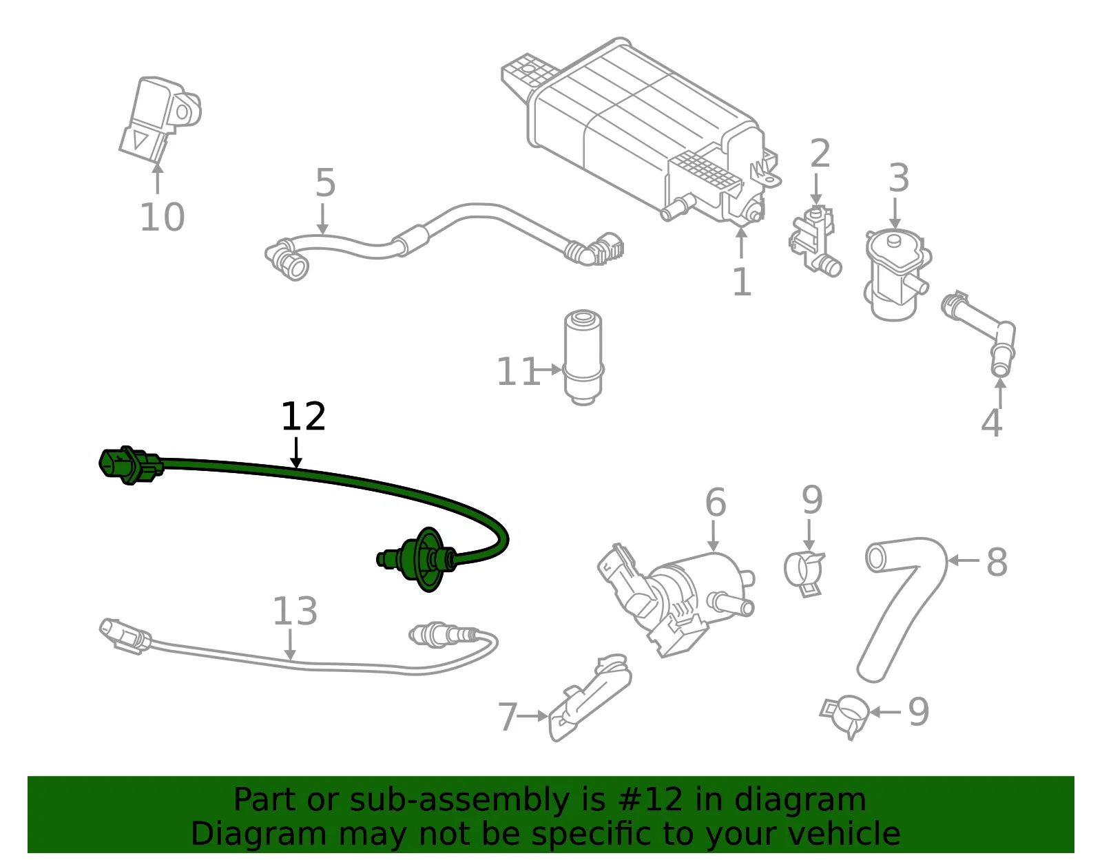 Oxygen Sensor - Kia (39210-2M319) - view 2