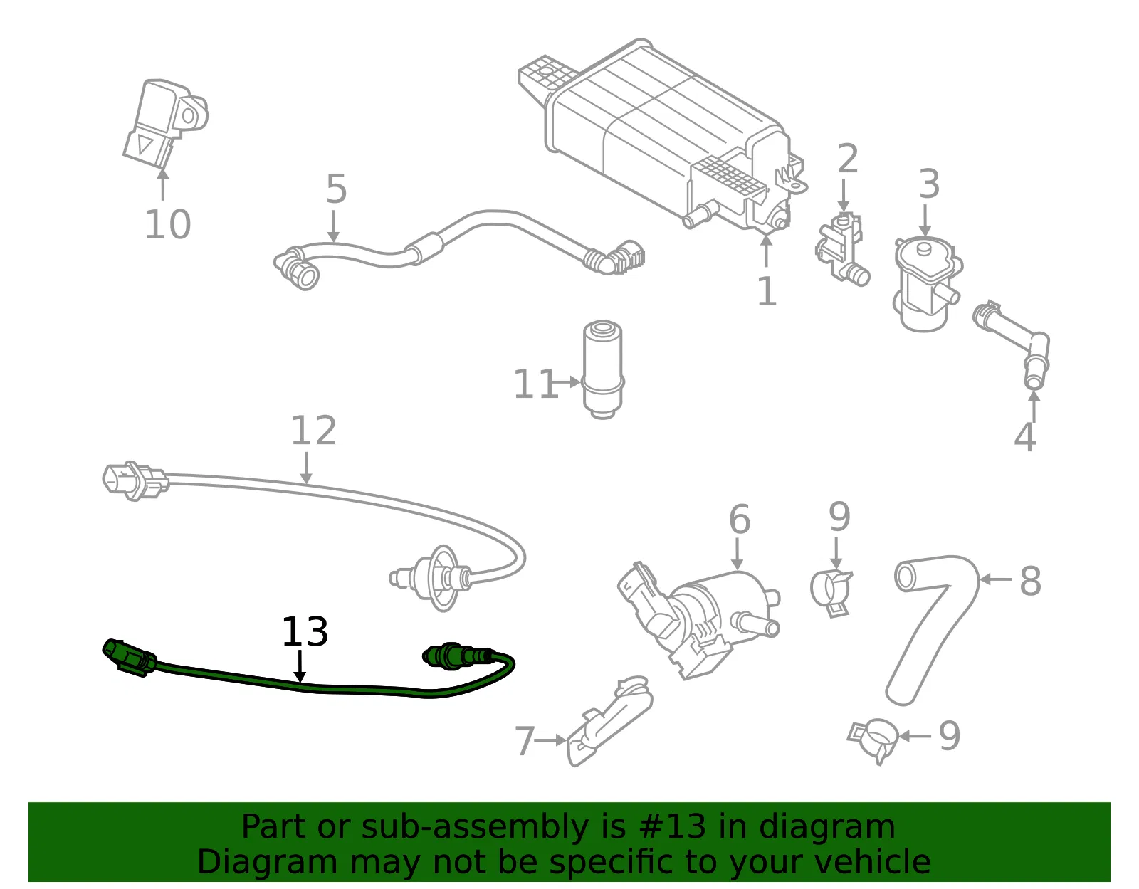 Oxygen Sensor - Kia (39210-2M342) - view 2