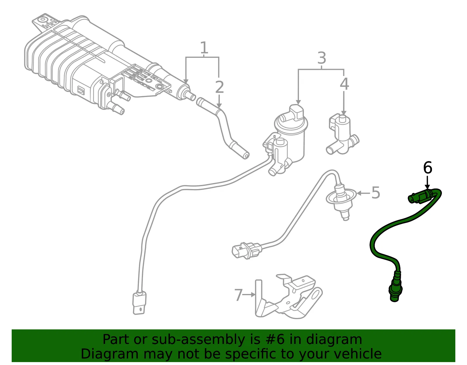 Oxygen Sensor - Kia (39210-2M425) - view 2