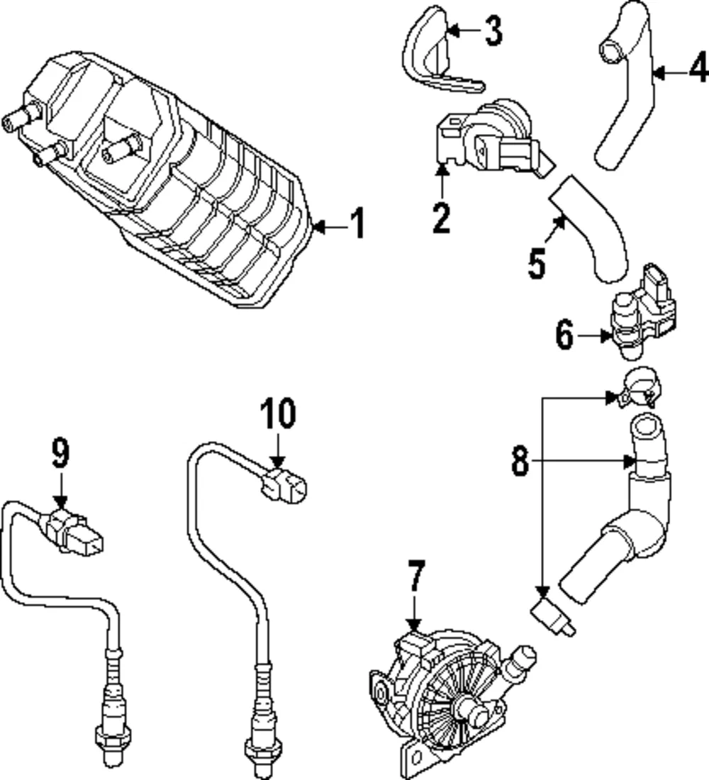 Oxygen Sensor - Kia (39210-2M825)