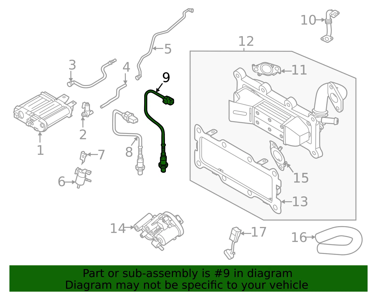 Oxygen Sensor - Kia (39210-2S100) - view 2