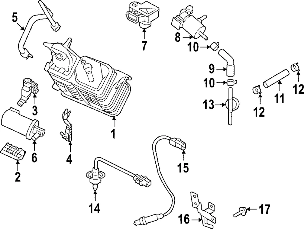 Oxygen Sensor - Kia (39210-2T010)