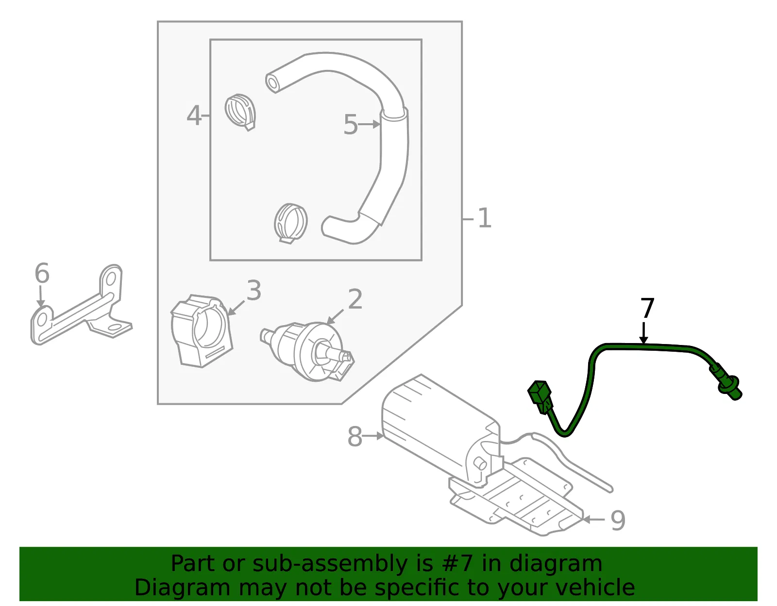 Oxygen Sensor - Kia (39210-37513) - view 2