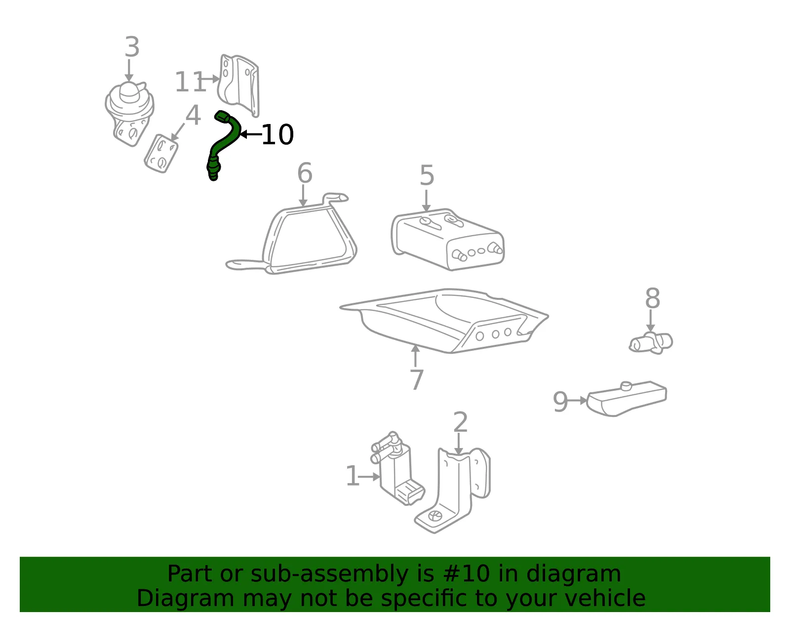Oxygen Sensor - Kia (39210-38005) - view 2