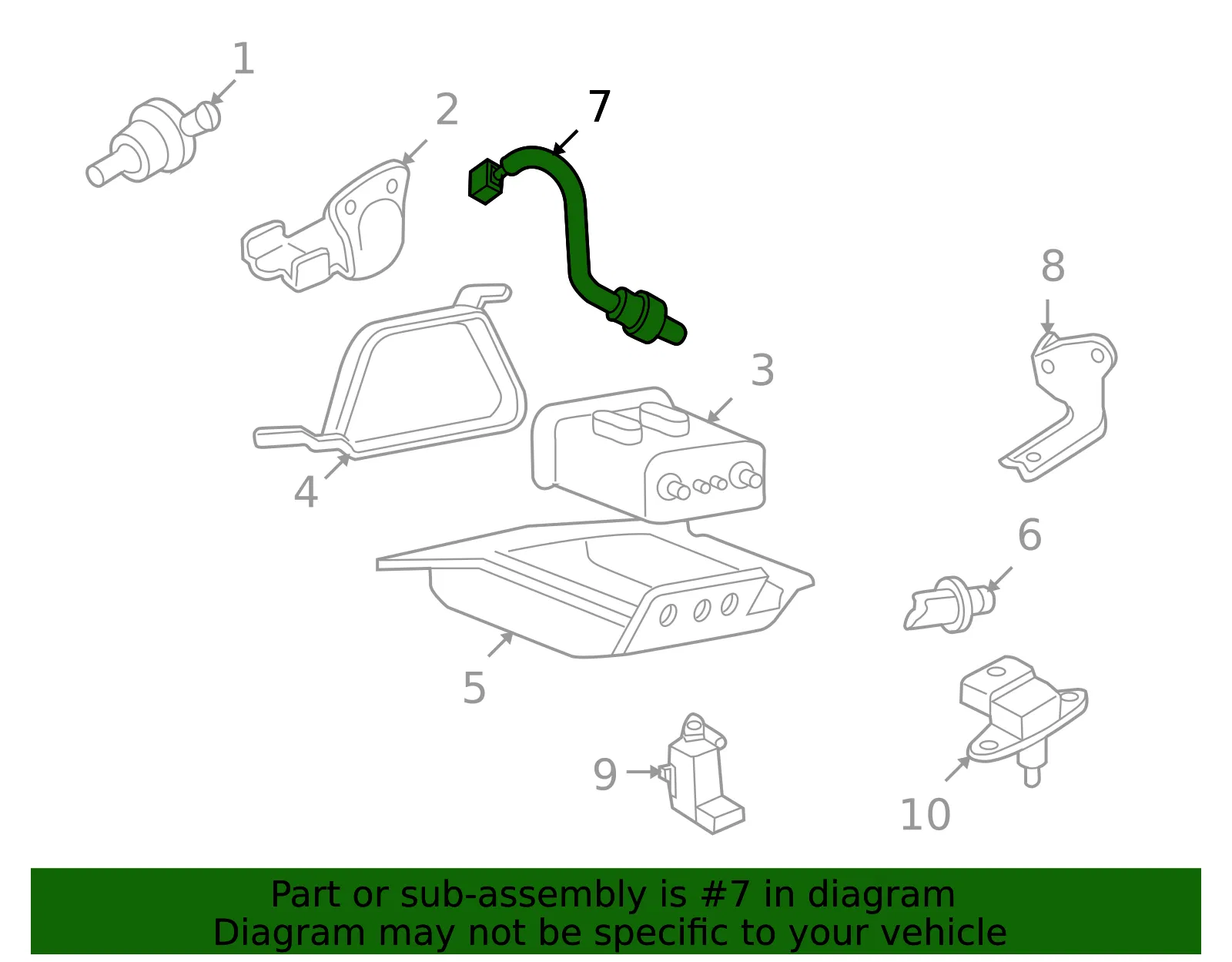 Oxygen Sensor - Kia (39210-39040) - view 2
