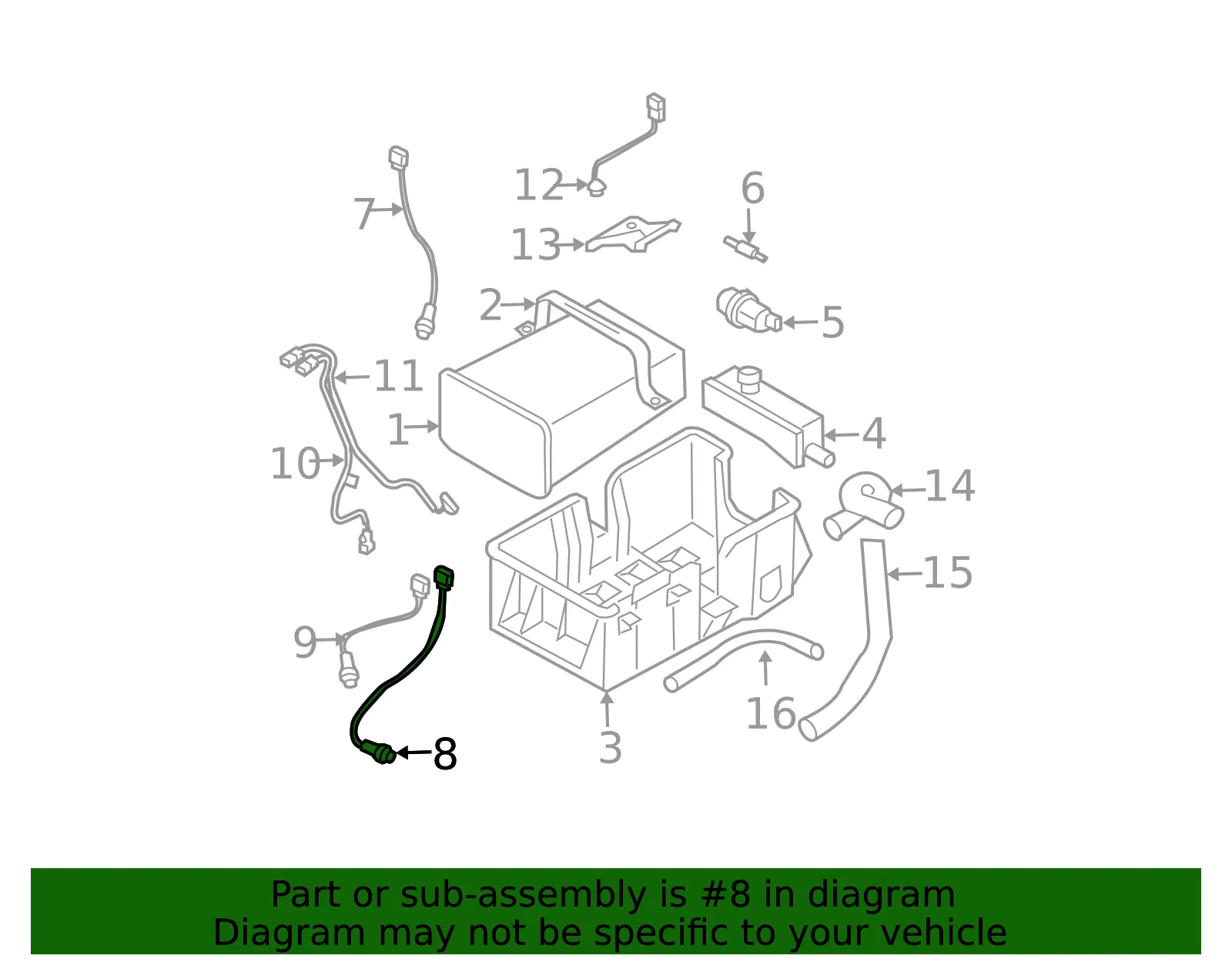 Oxygen Sensor - Kia (39210-39550) - view 2