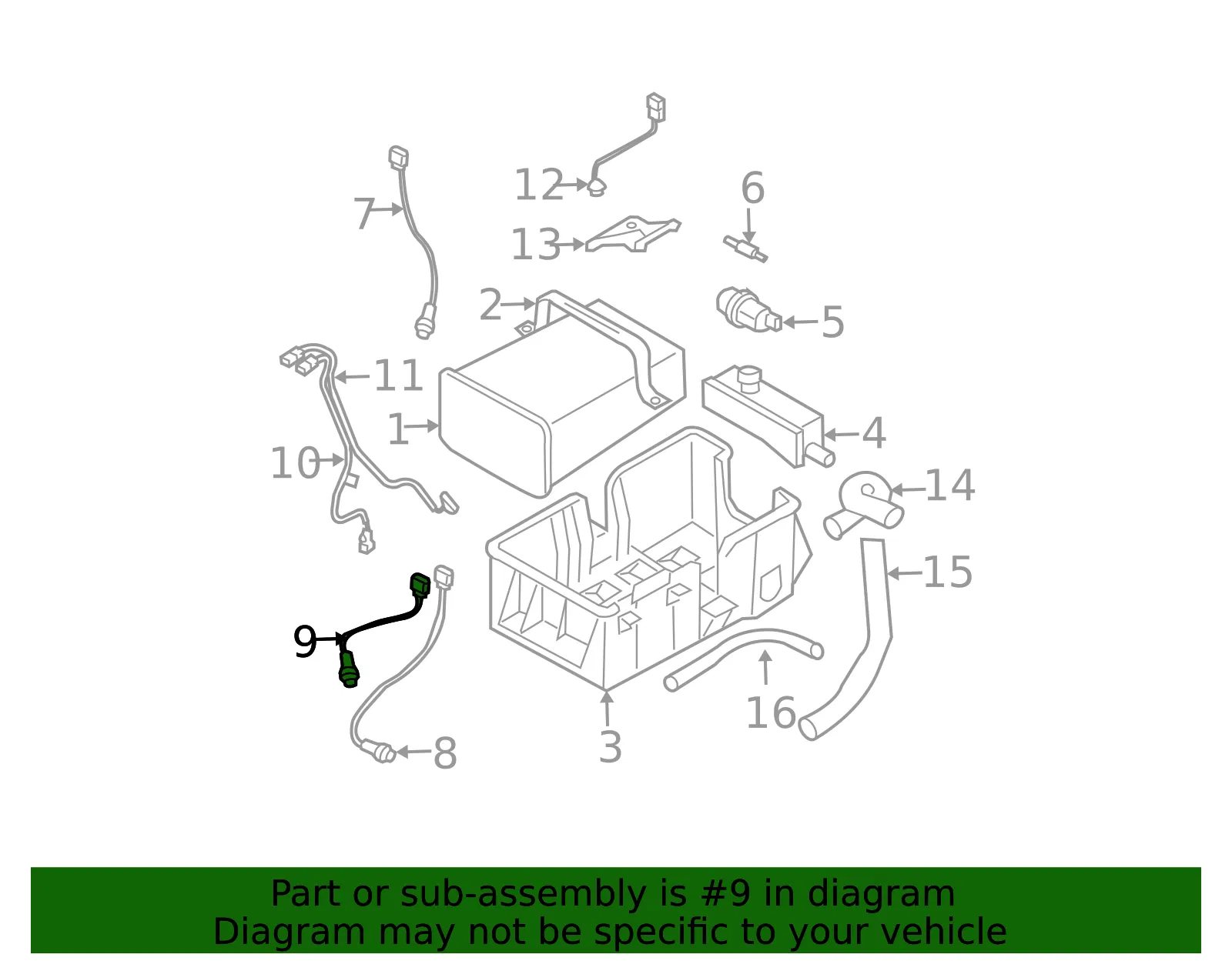 Oxygen Sensor - Kia (39210-39820) - view 2