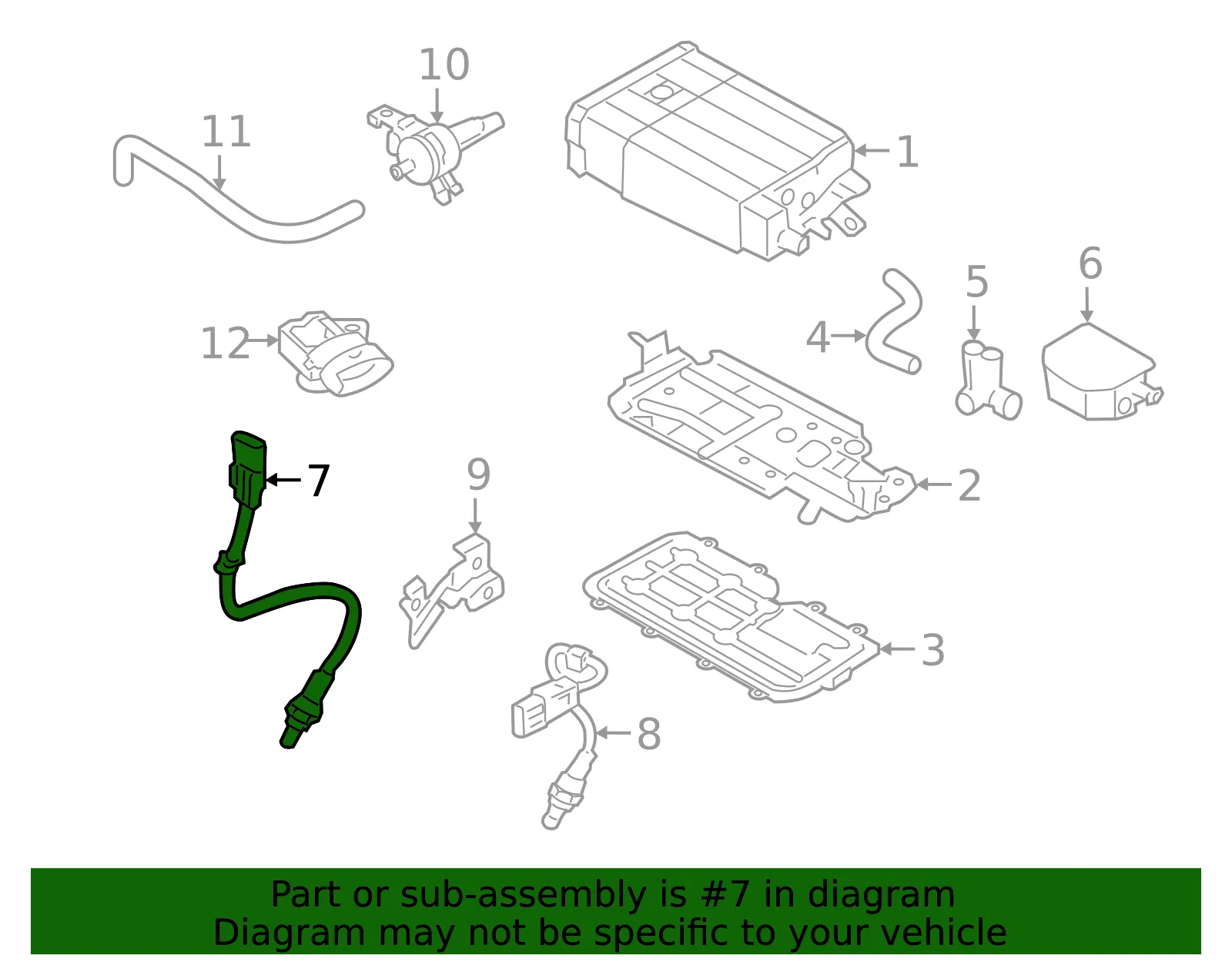 Oxygen Sensor - Kia (39210-3C580) - view 2