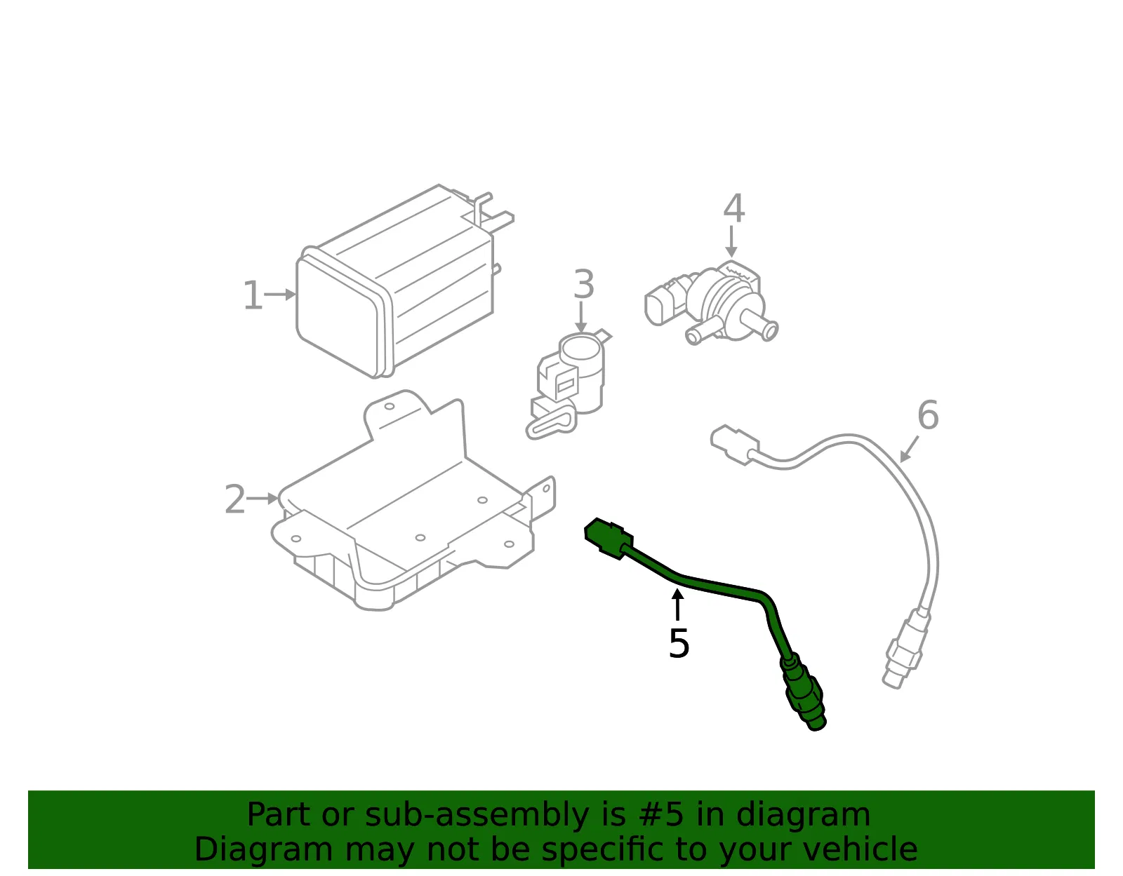 Oxygen Sensor - Kia (39210-3CBA0) - view 2