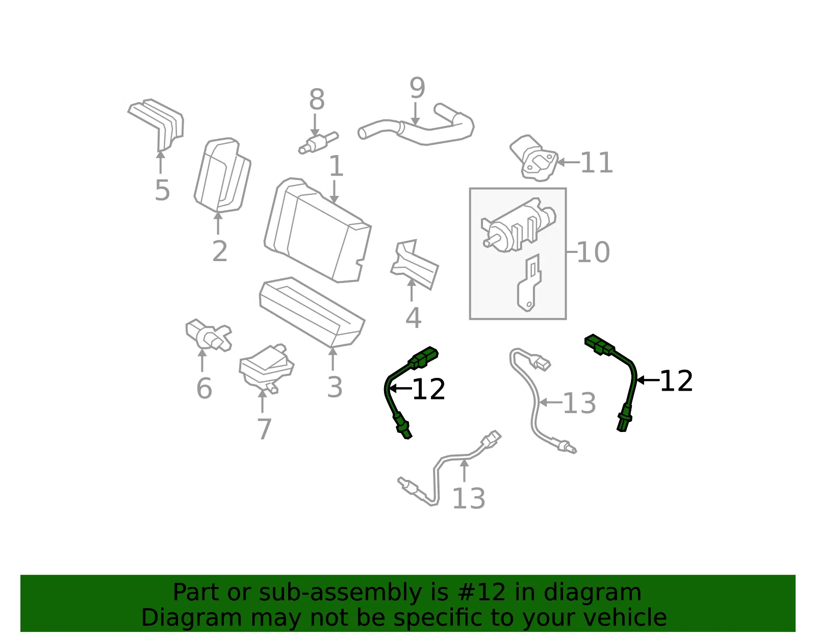 Oxygen Sensor - Kia (39210-3E110) - view 2