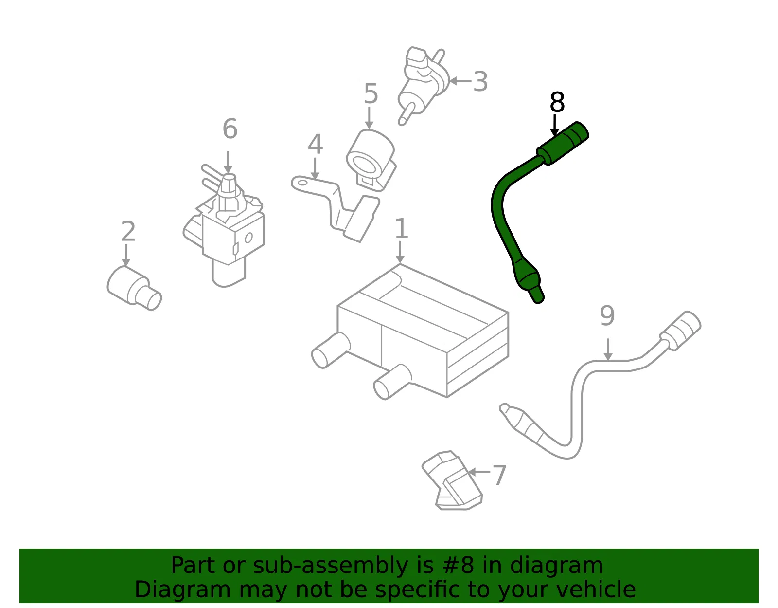 Oxygen Sensor - Kia (39210-3E130) - view 2