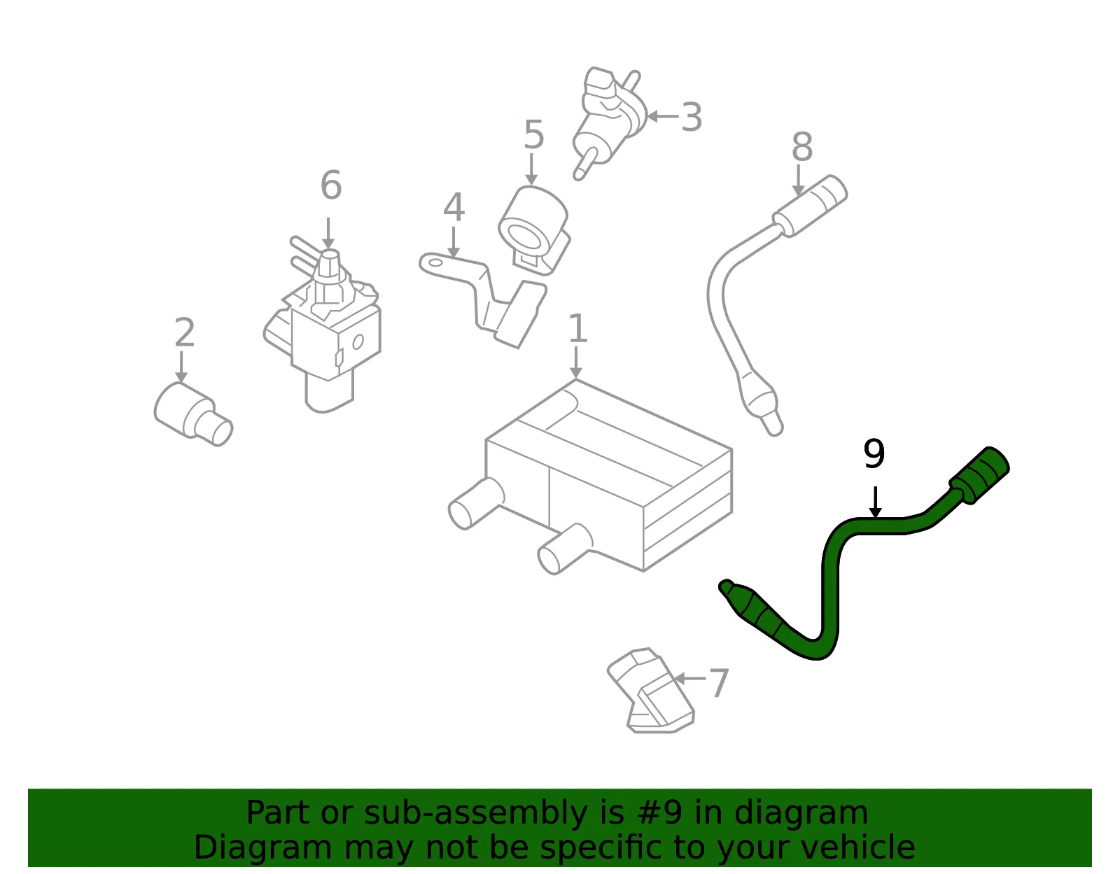 Oxygen Sensor - Kia (39210-3E140) - view 2