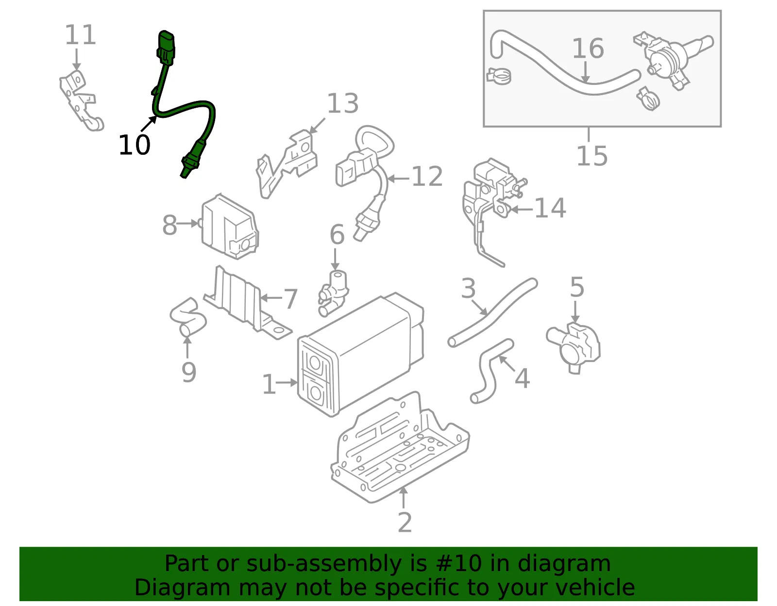 Oxygen Sensor - Kia (39210-3F000) - view 2
