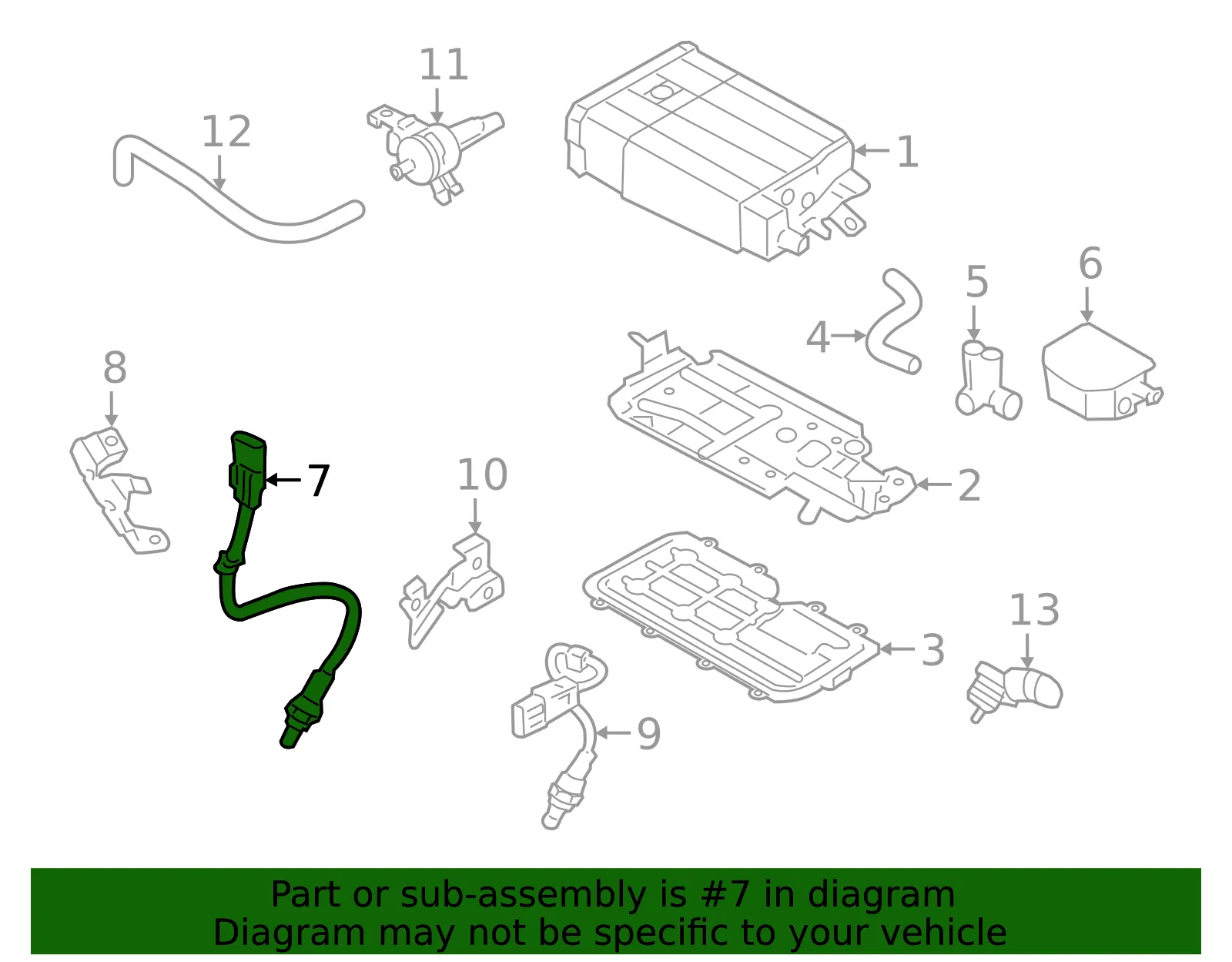 Oxygen Sensor - Kia (39210-3F050) - view 2