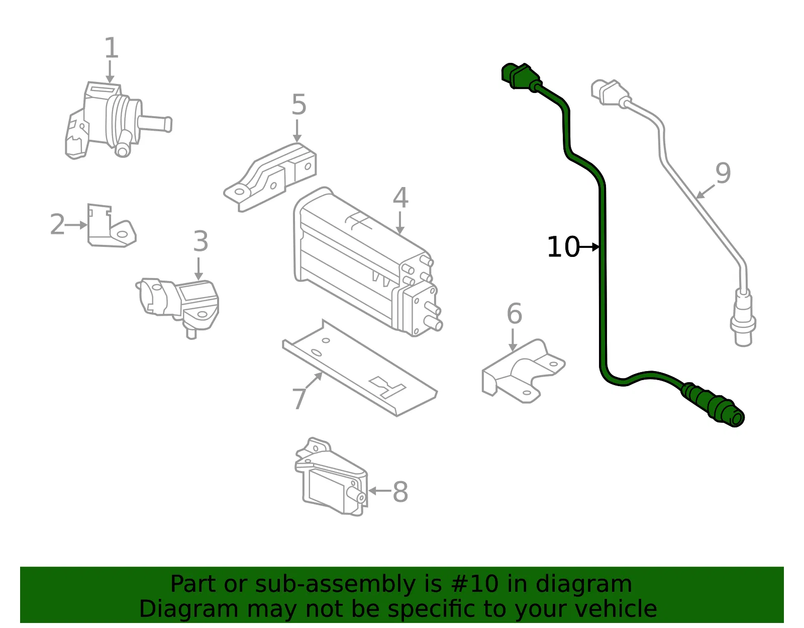 Oxygen Sensor - Kia (39210-3L600) - view 2