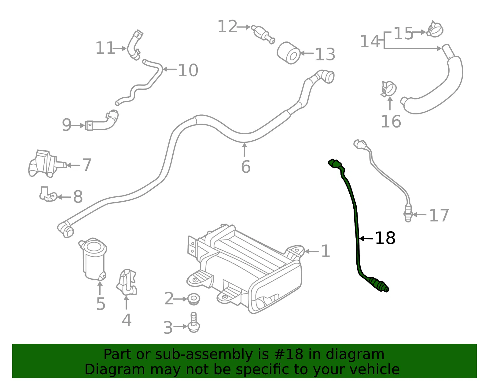 Oxygen Sensor - Kia (39210-3LNA0) - view 2