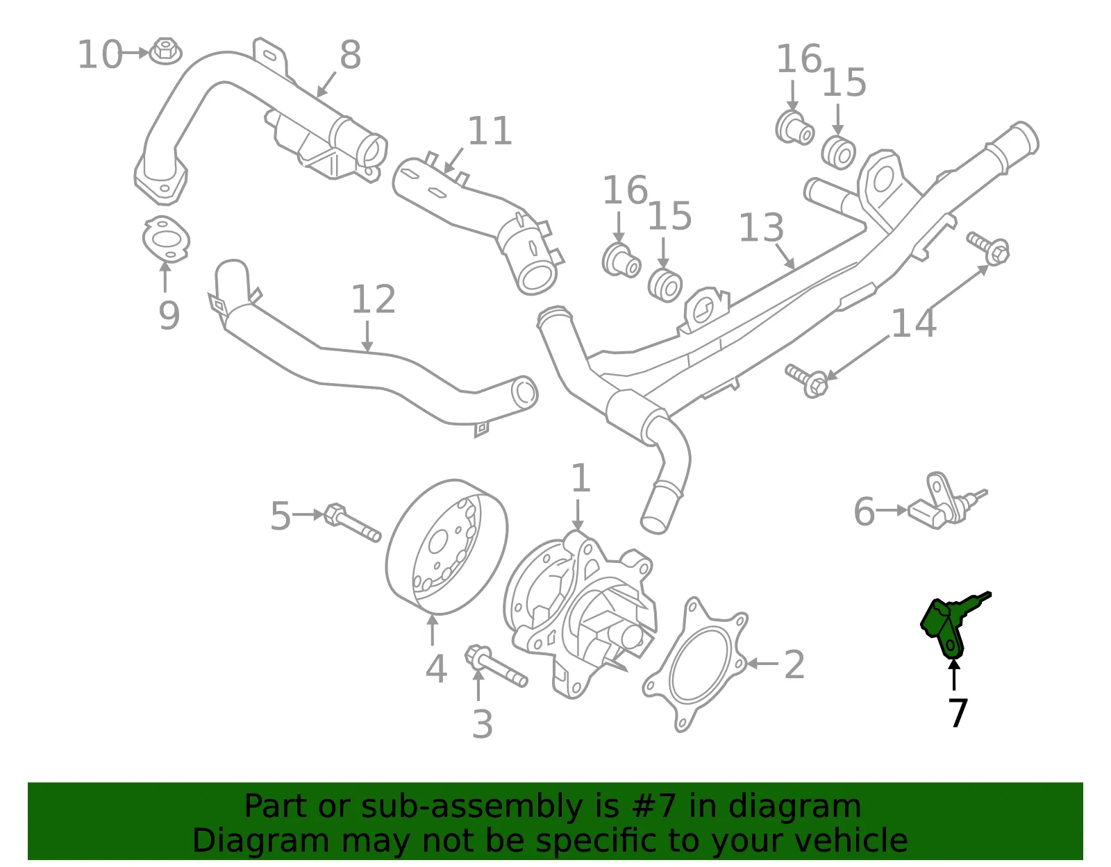Temp Sensor - Kia (39220-2M417) - view 2