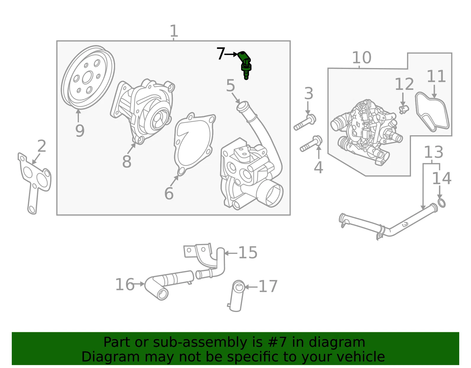 Temp Sensor - Kia (39220-2S000) - view 2