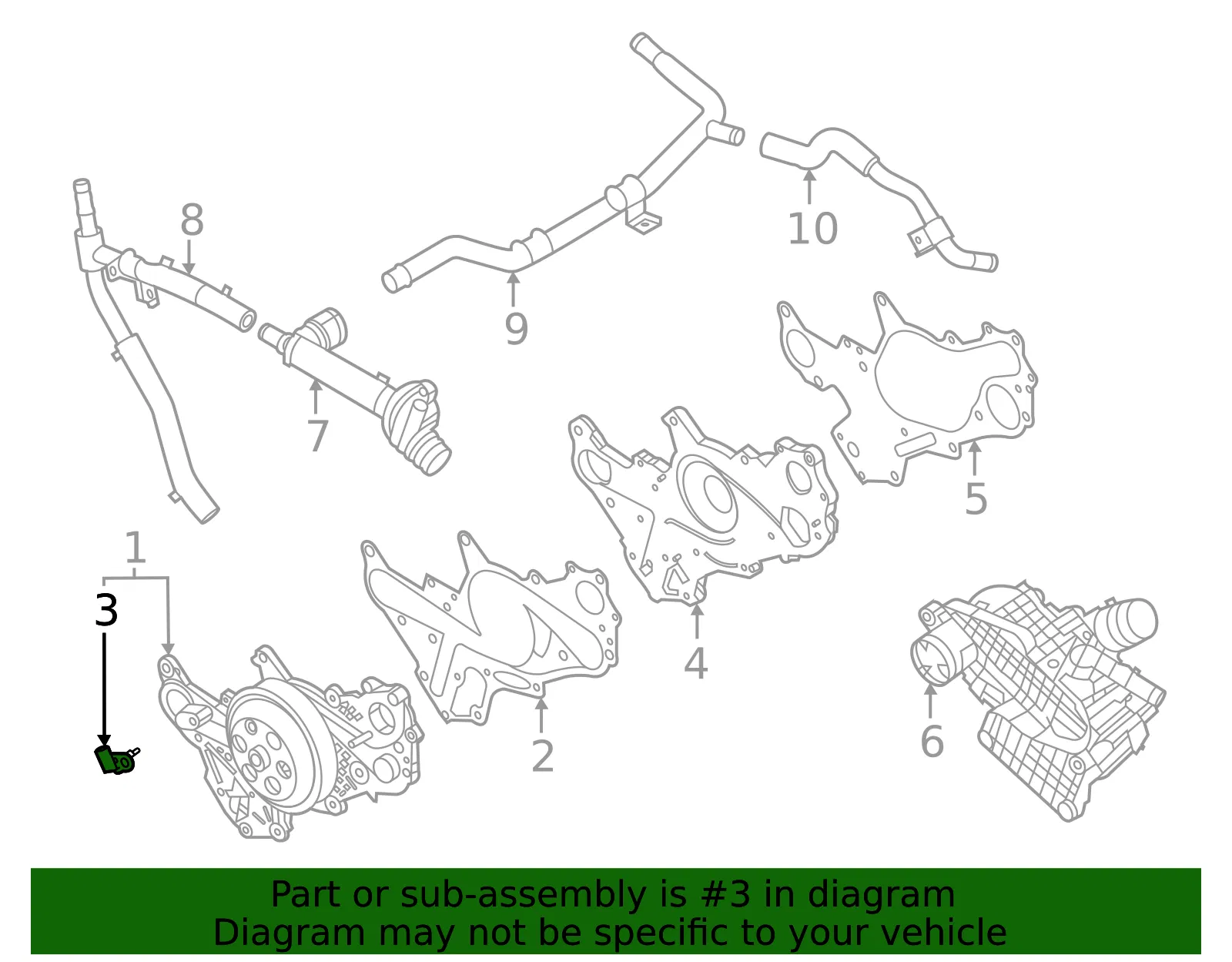 Temp Sensor - Kia (39220-3N030) - view 2