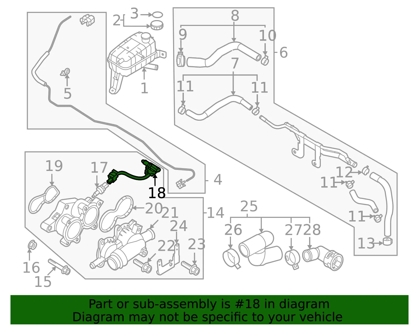 Temp Sensor Extension - Kia (39225-08HA0) - view 2