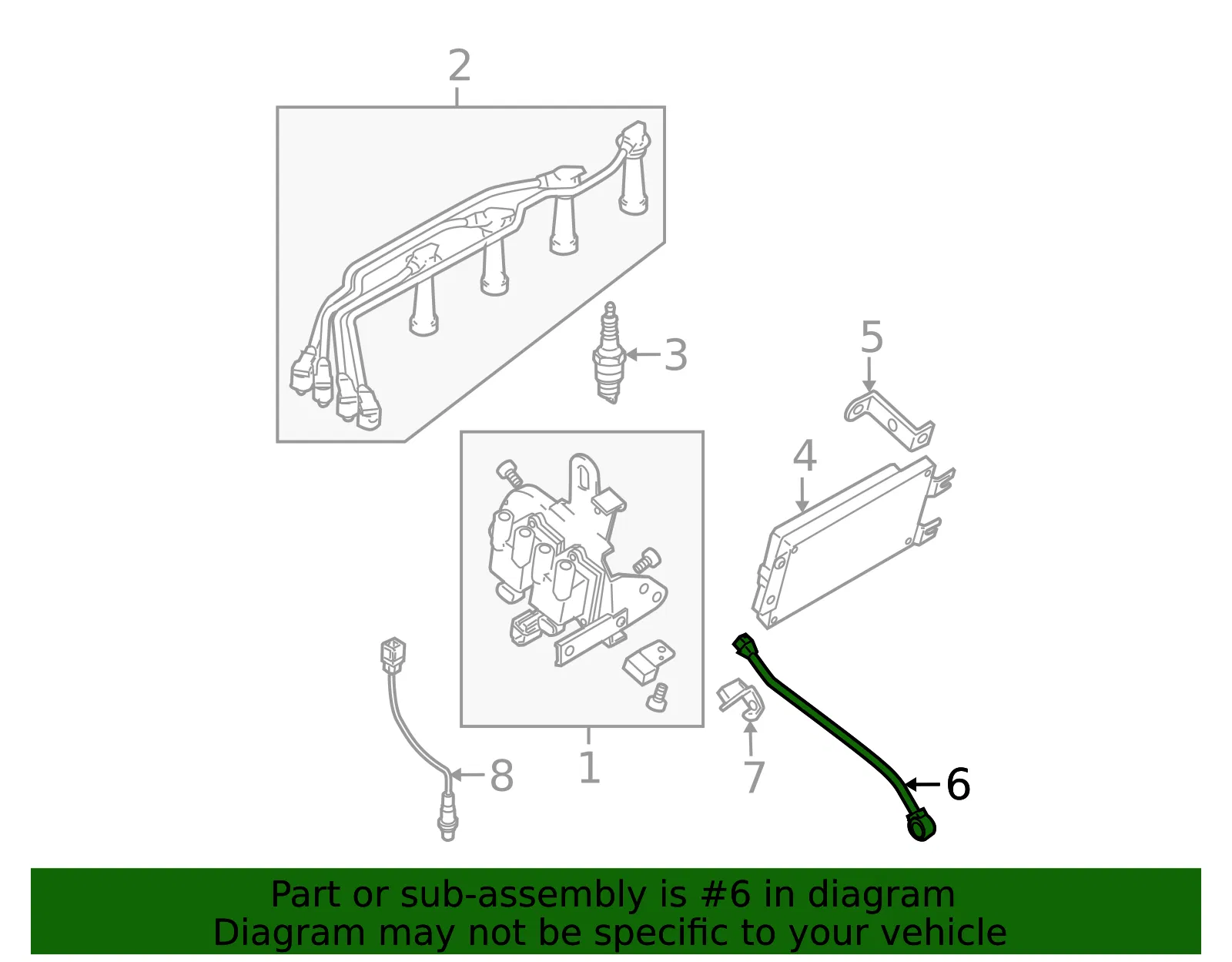 Knock Sensor - Kia (39250-23900) - view 2
