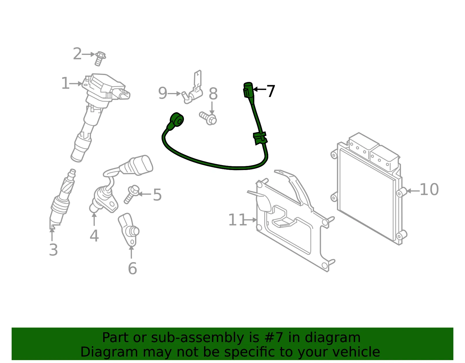 Knock Sensor - Kia (39250-2CTA0) - view 2
