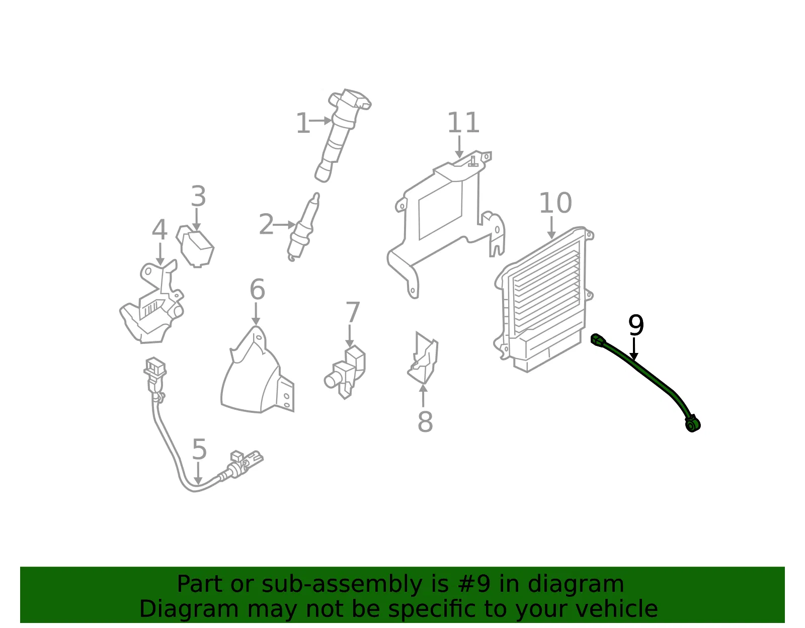 Knock Sensor - Kia (39250-2G700) - view 2