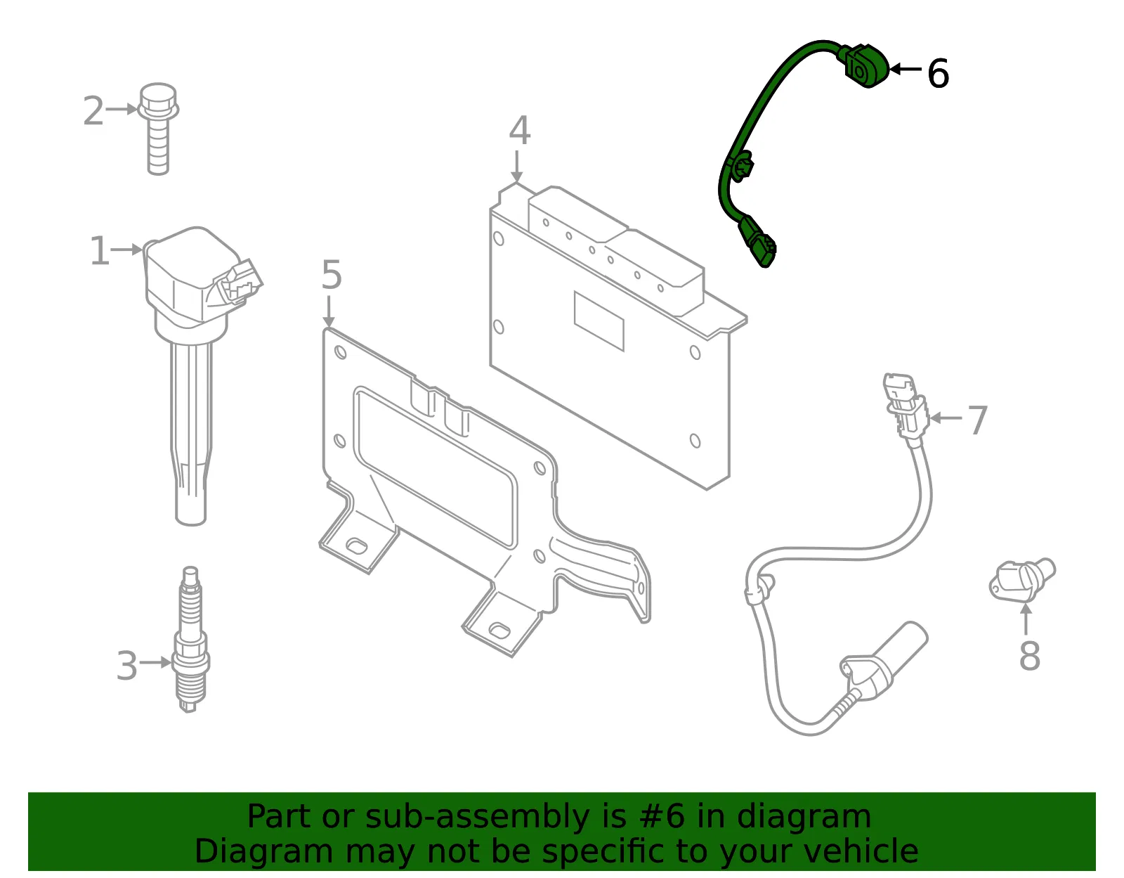 Knock Sensor - Kia (39250-2M327) - view 2