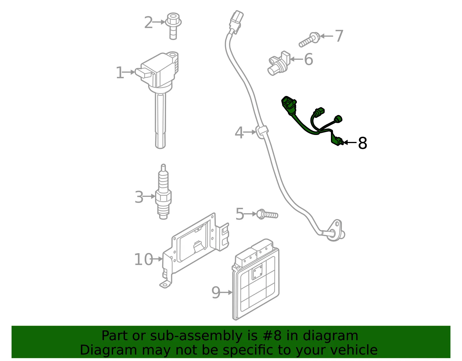 Knock Sensor - Kia (39250-2S200) - view 2