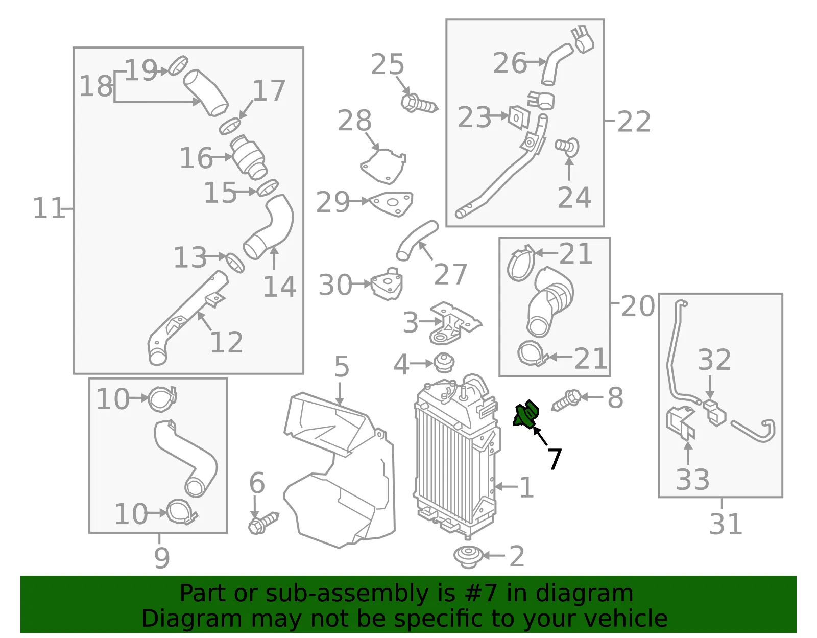 Boost Sensor - Kia (39300-2B050) - view 2