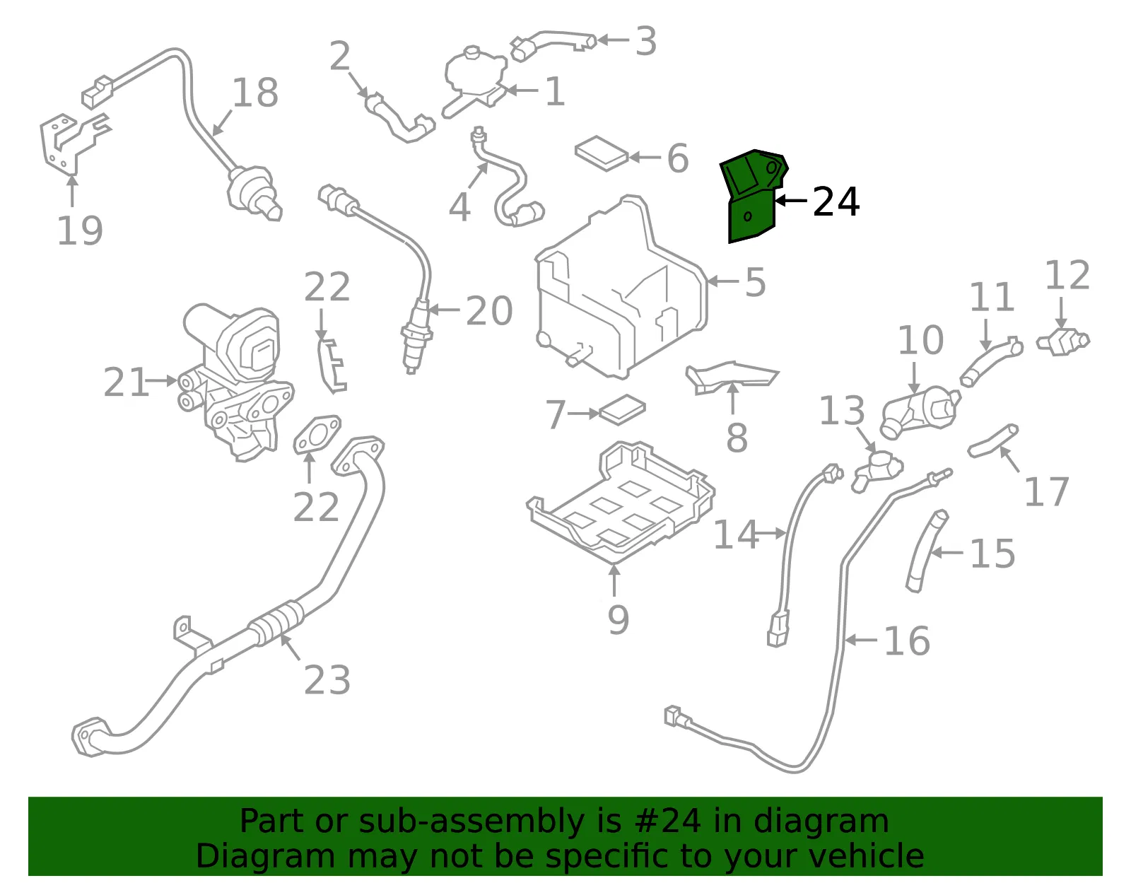 M.A.P Sensor - Kia (39300-2E600) - view 2