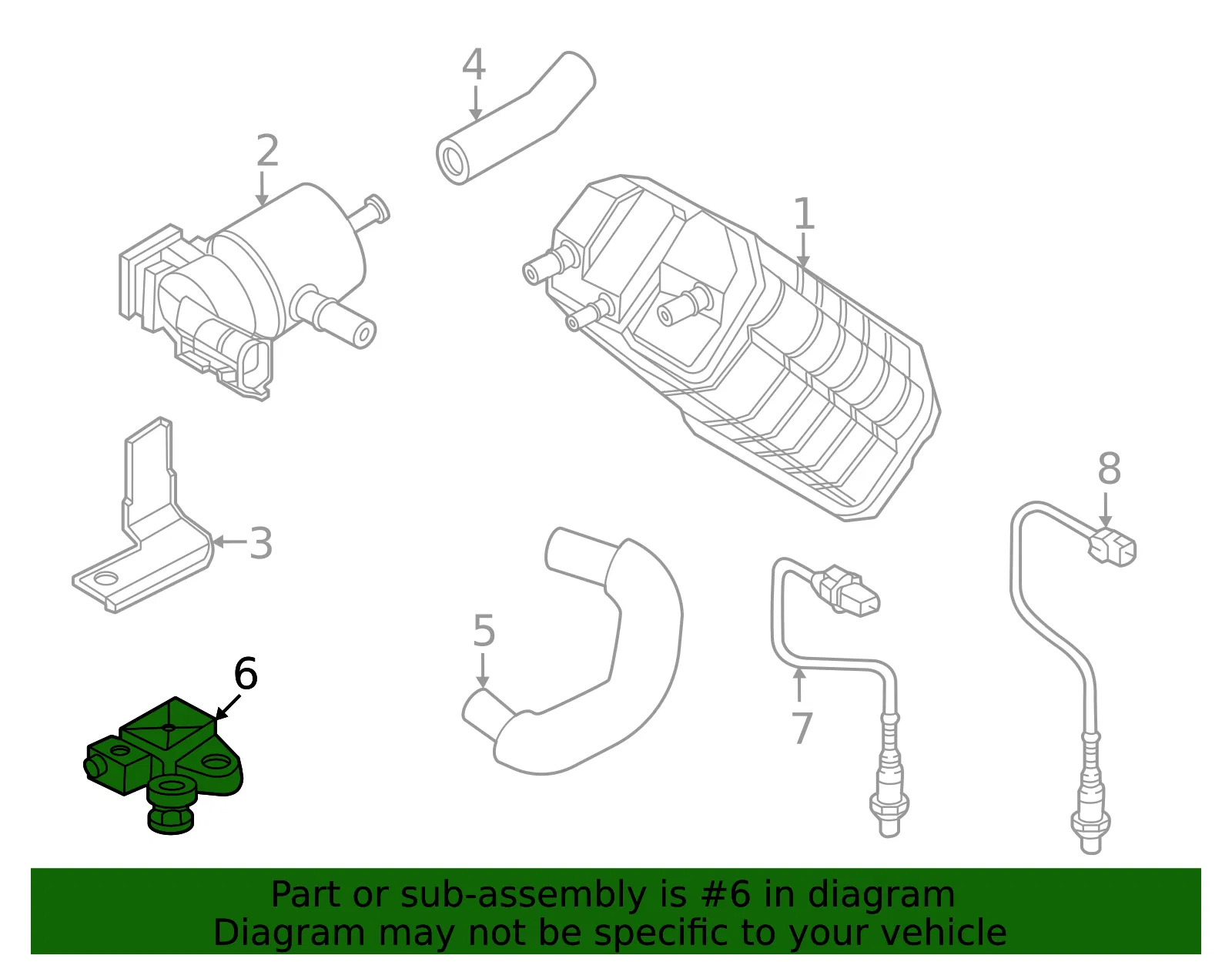 Pressure Sensor - Kia (39300-3NSG0) - view 2