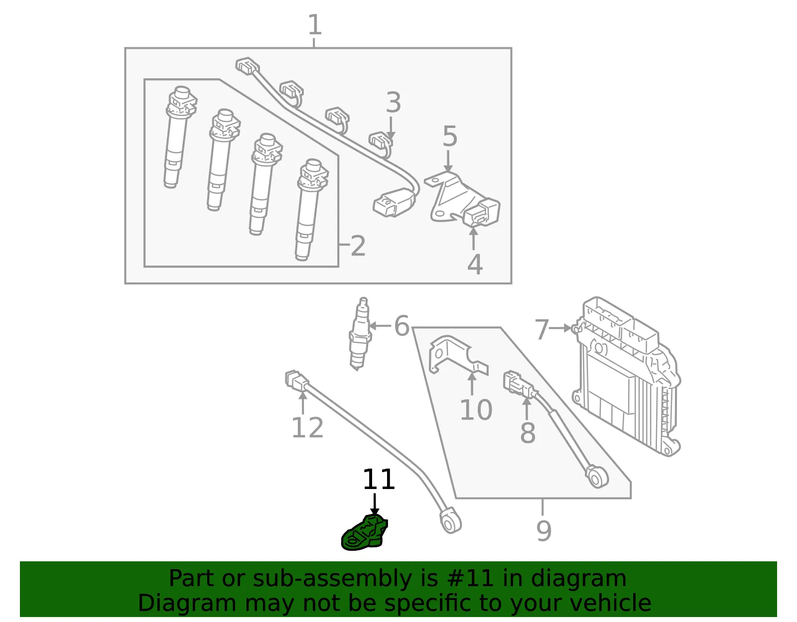 Camshaft Position Sensor - Kia (39350-26900) - view 2