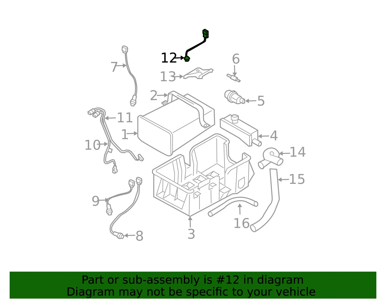 Knock Sensor - Kia (39510-39810) - view 2